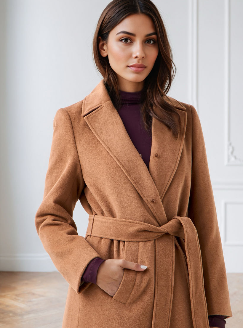 Iconic Regular Trench Coat with Detachable Faux Fur Collar-women-clothing-coatsandjackets-coats-image-5