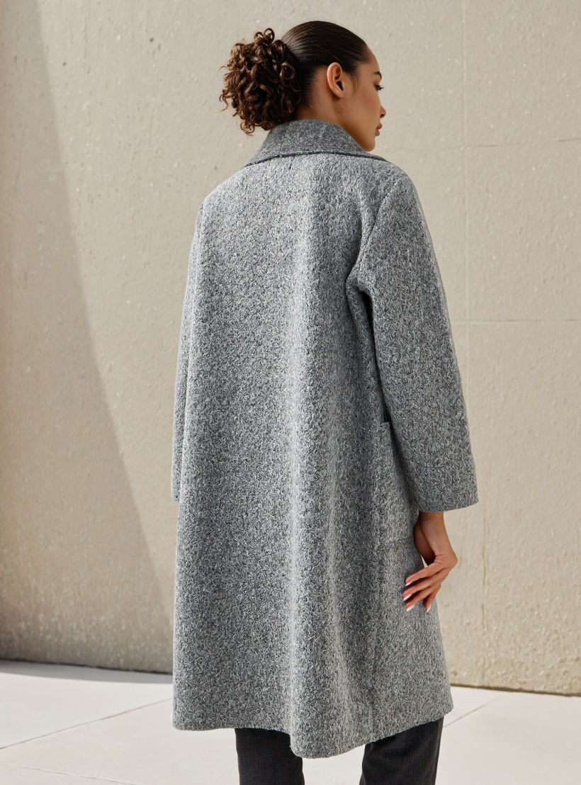 Iconic Knee Length Polyester Waterfall Collar Trench Coat-women-clothing-coatsandjackets-coats-image-3