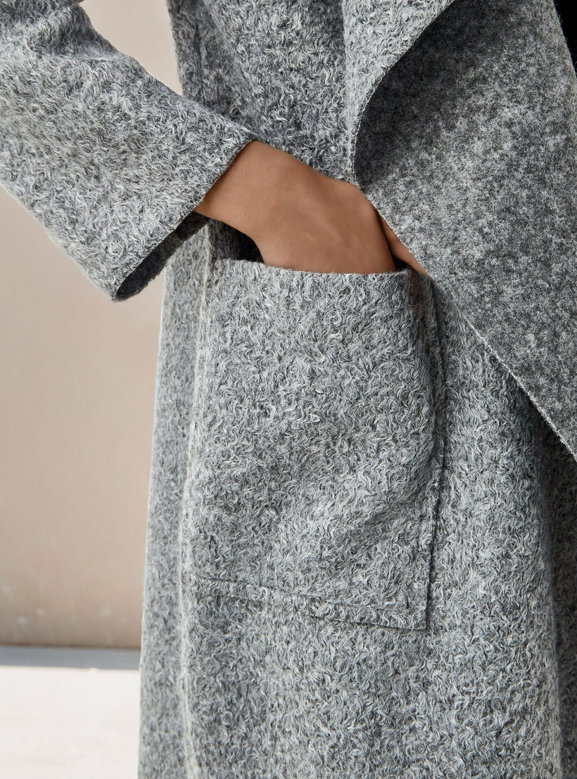 Iconic Knee Length Polyester Waterfall Collar Trench Coat-women-clothing-coatsandjackets-coats-image-4
