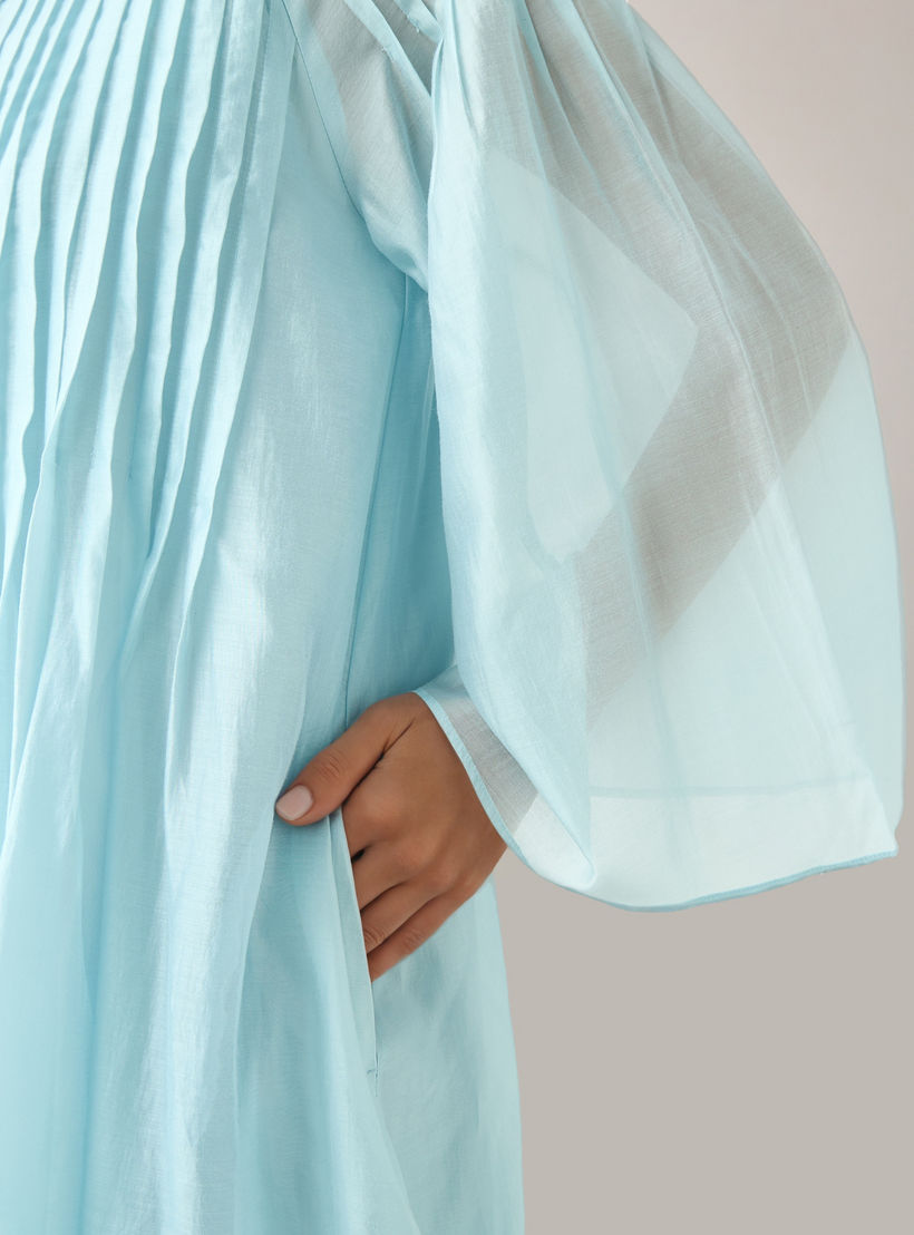 Iconic Pintuck Maxi Dress with Pocket-women-clothing-dresses-image-4