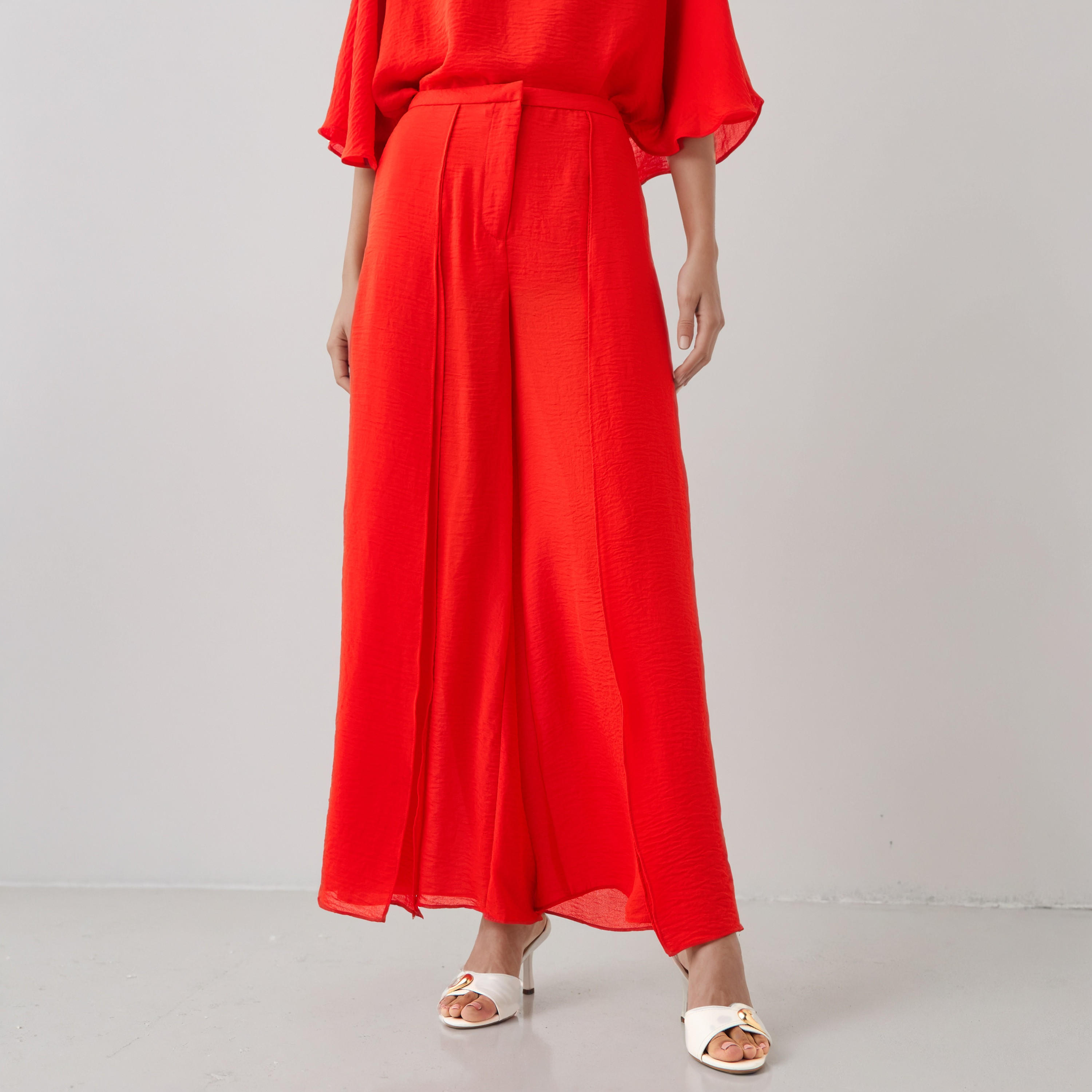 Iconic Relaxed Fit Flexi Waist Pants with Side Slits and Pockets-women-clothing-bottoms-trousers-image-1
