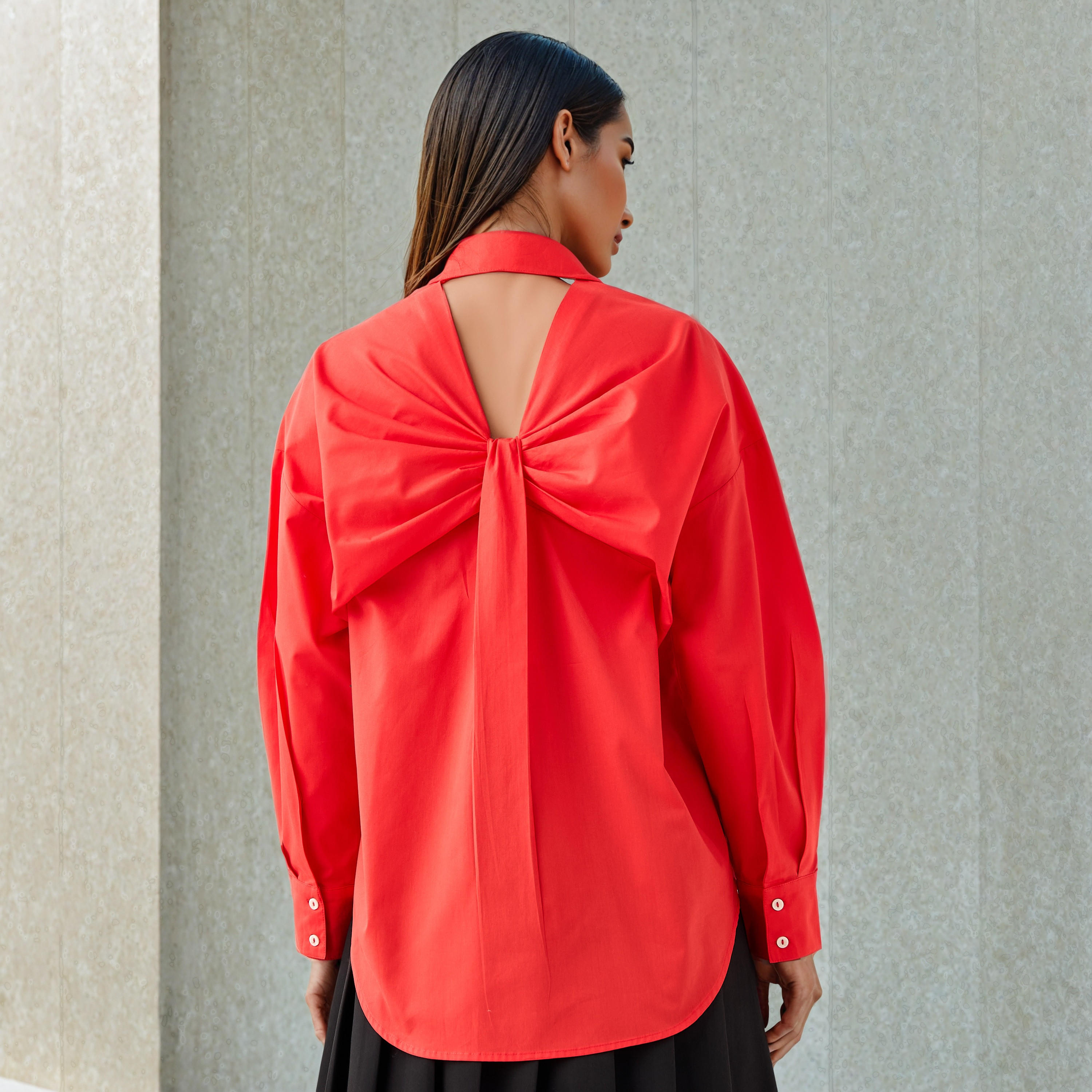 قميص قطن بتزيينات مفرغة من آيكونيك-women-clothing-shirtsandblouses-shirts-image-6