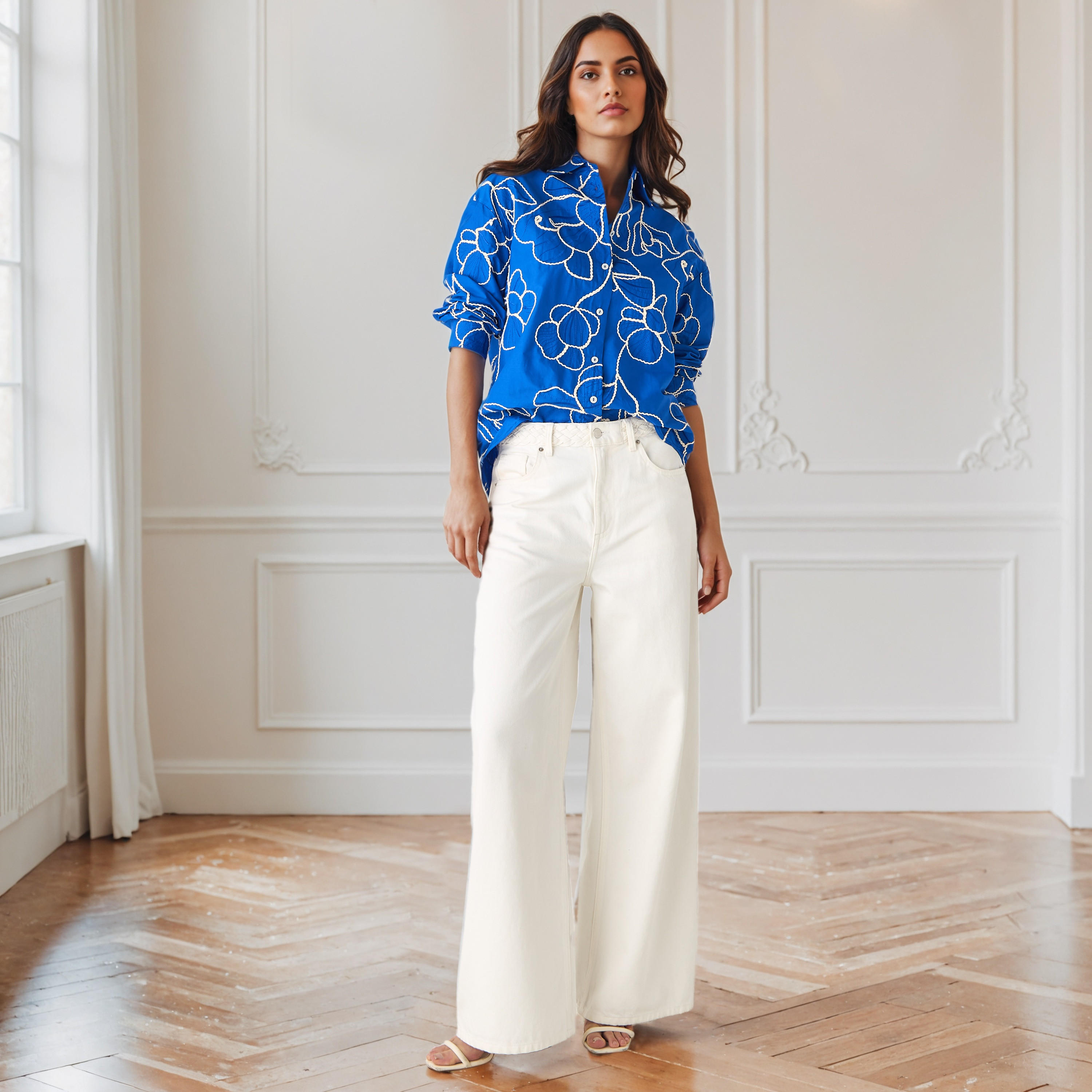 Iconic Oversized Embroidered Cotton Shirt-women-clothing-shirtsandblouses-shirts-image-2