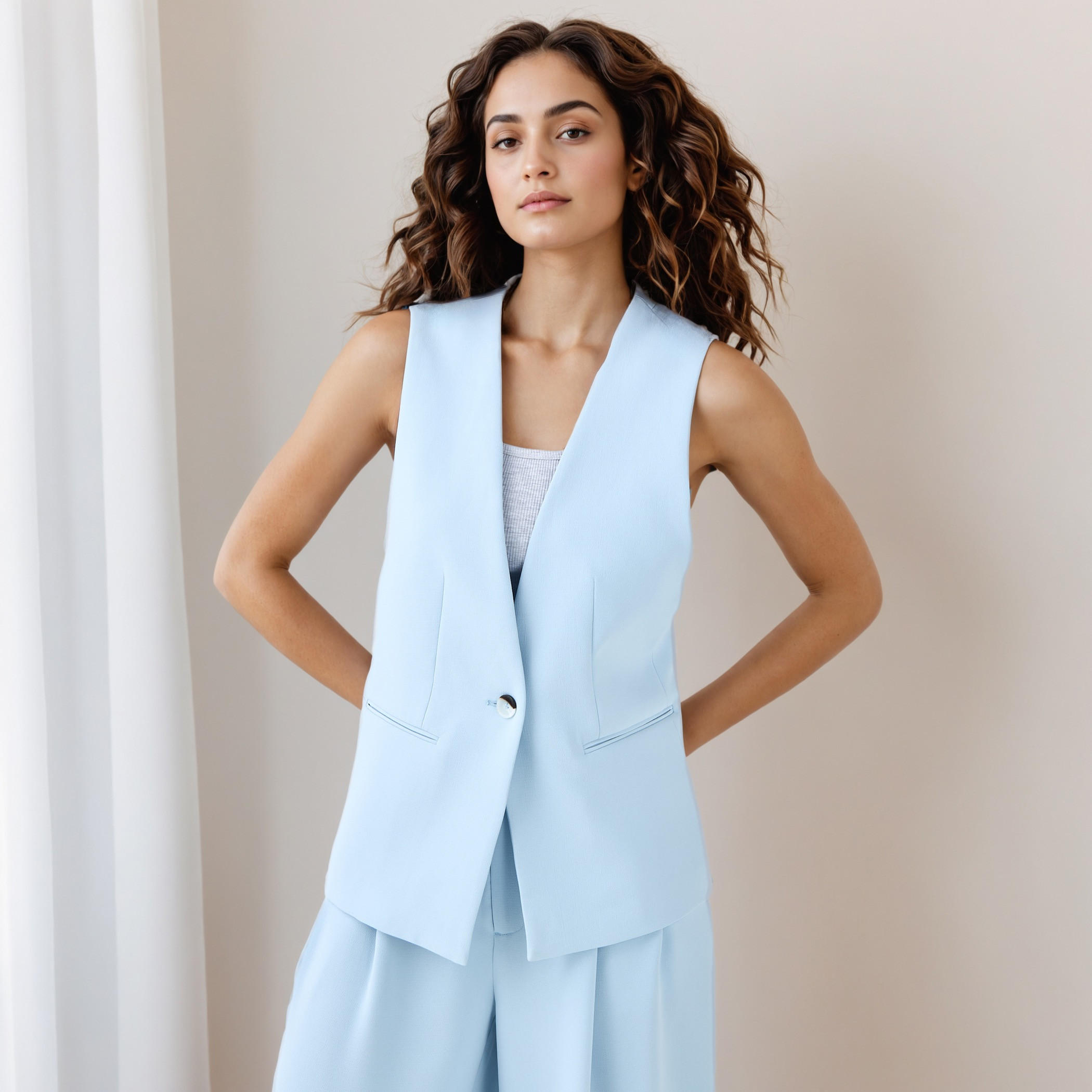 Iconic Longline Waistcoat-women-winterwear-coatsandjackets-waistcoats-image-1