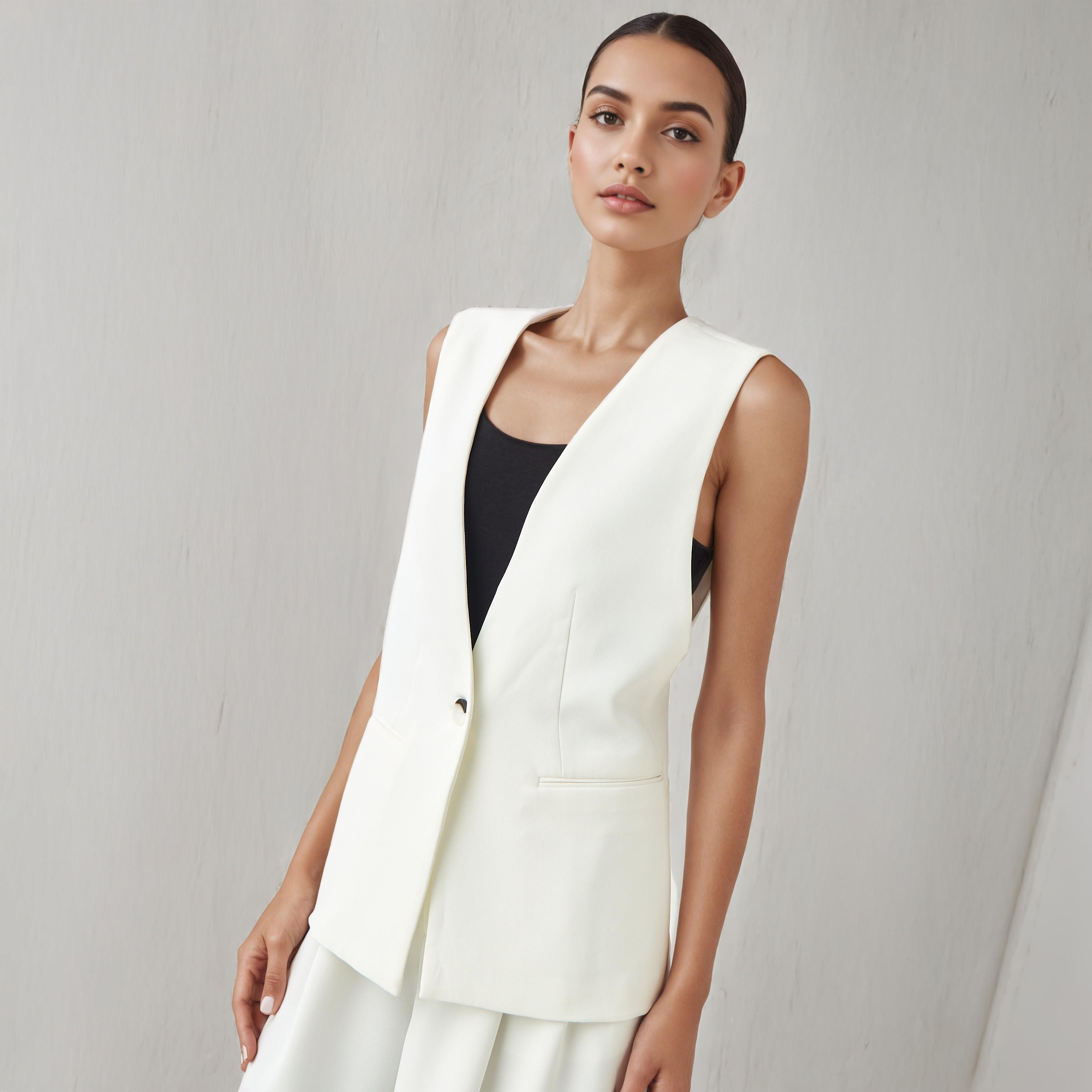معطف خصر طويل من آيكونيك-women-winterwear-coatsandjackets-waistcoats-image-5