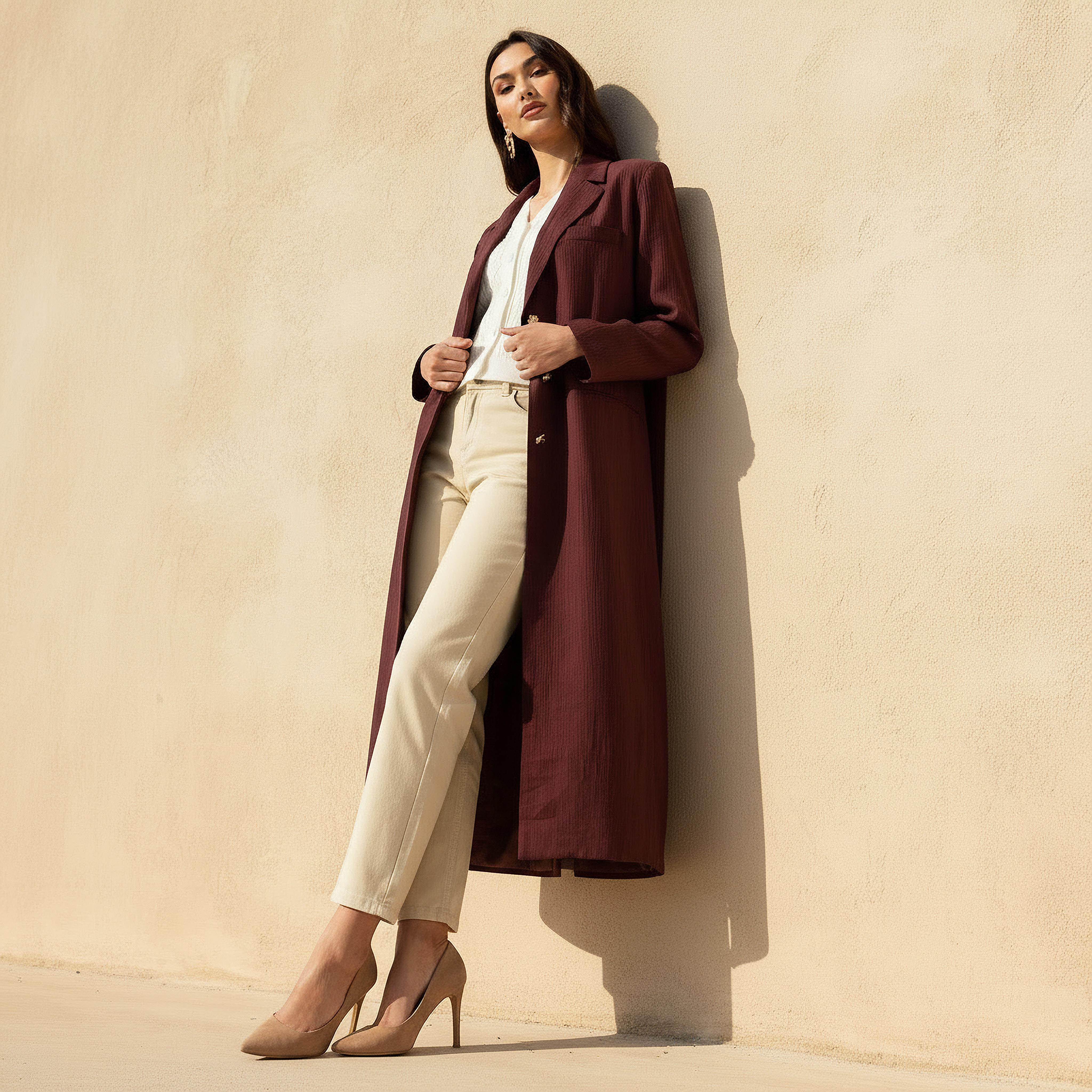 معطف كلاسيكي بجيوب من آيكونيك-women-clothing-coatsandjackets-coats-image-6