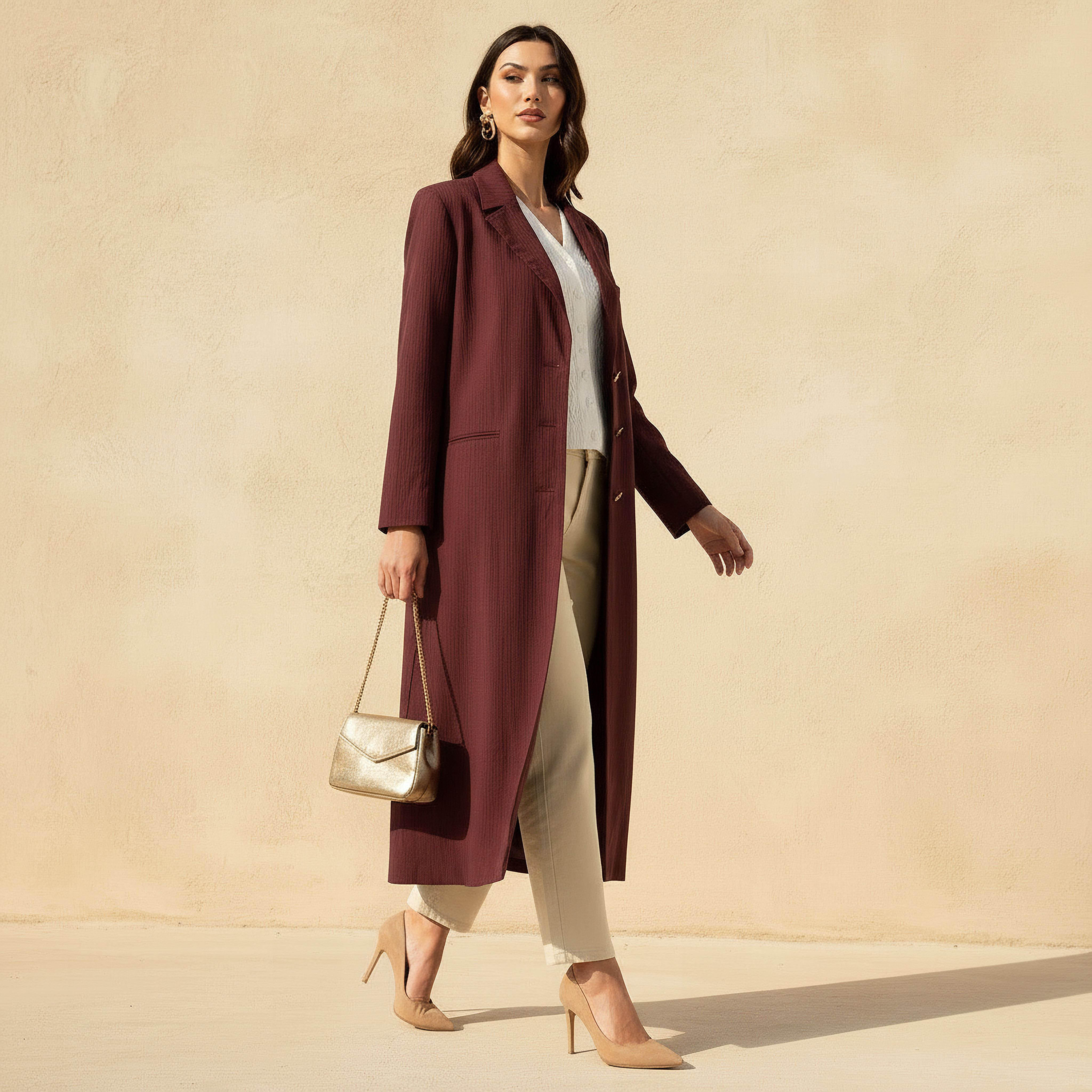 معطف كلاسيكي بجيوب من آيكونيك-women-clothing-coatsandjackets-coats-image-5