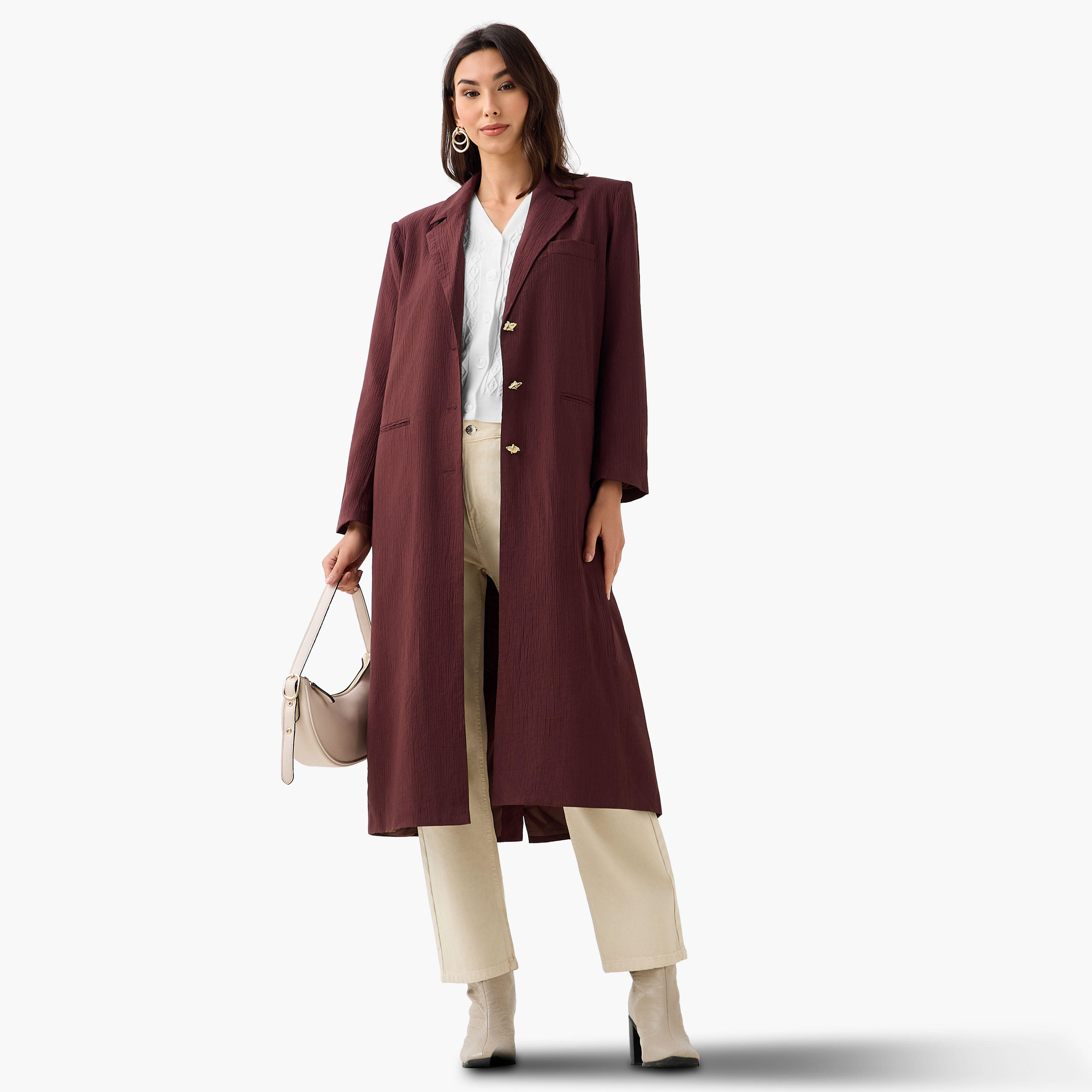معطف كلاسيكي بجيوب من آيكونيك-women-clothing-coatsandjackets-coats-image-4