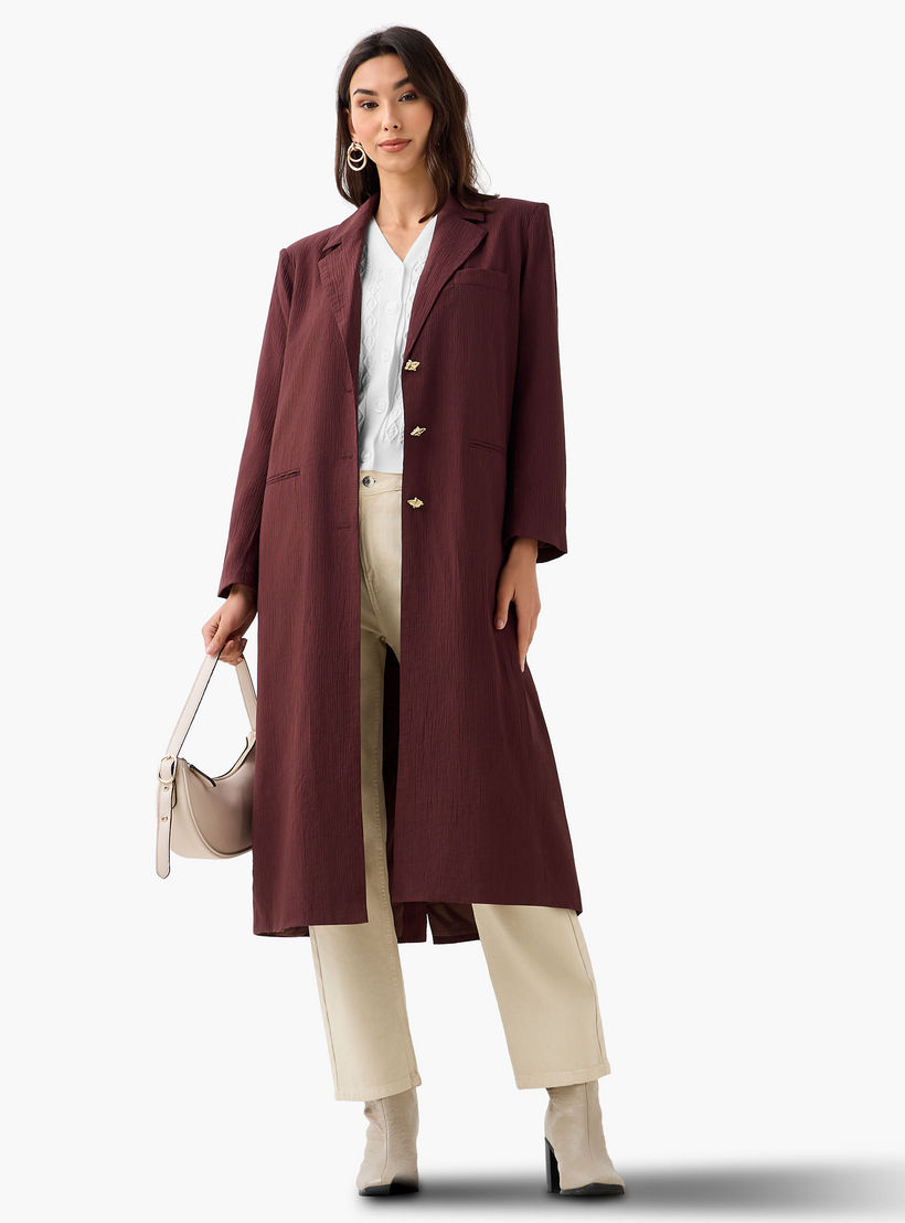 معطف كلاسيكي بجيوب من آيكونيك-women-clothing-coatsandjackets-coats-image-4