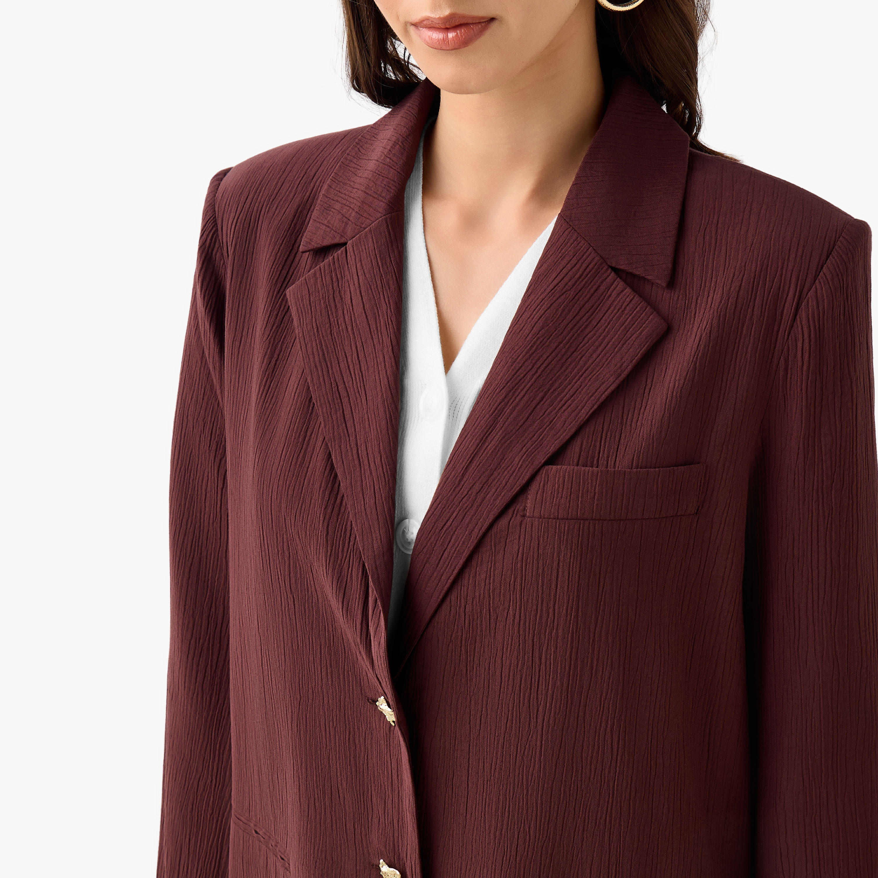 معطف كلاسيكي بجيوب من آيكونيك-women-clothing-coatsandjackets-coats-image-2