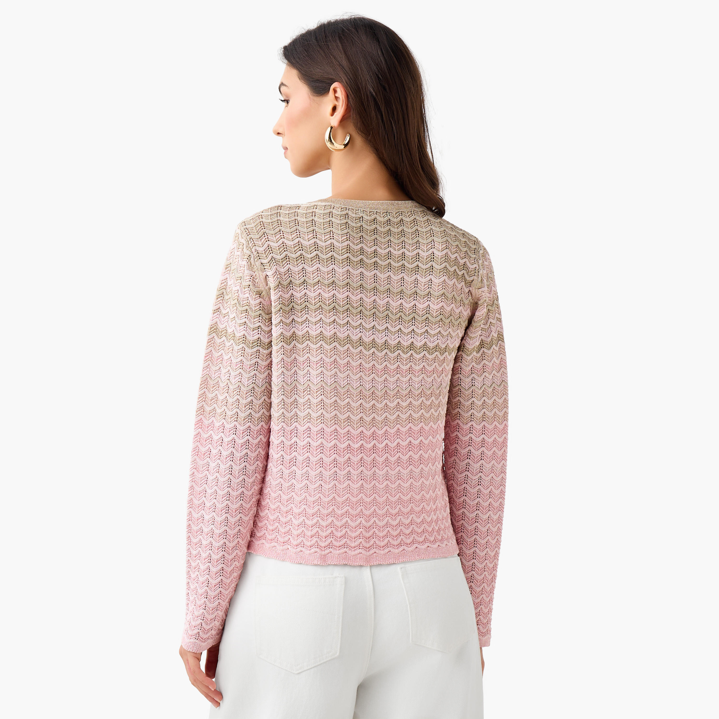 Iconic Regular Fit Round Neck Cardigan-women-winterwear-cardigansandjumpers-cardigans-image-5