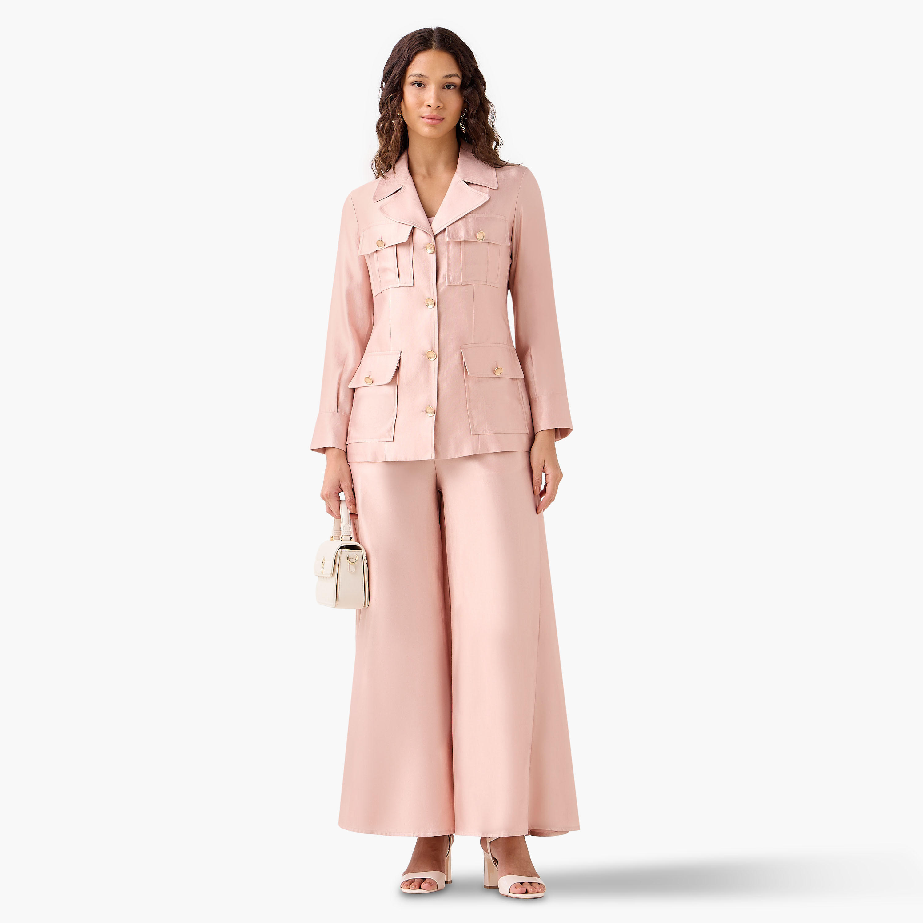 جاكيت شاكيت بقصّة عادية وجيوب-women-clothing-coordsets-image-4