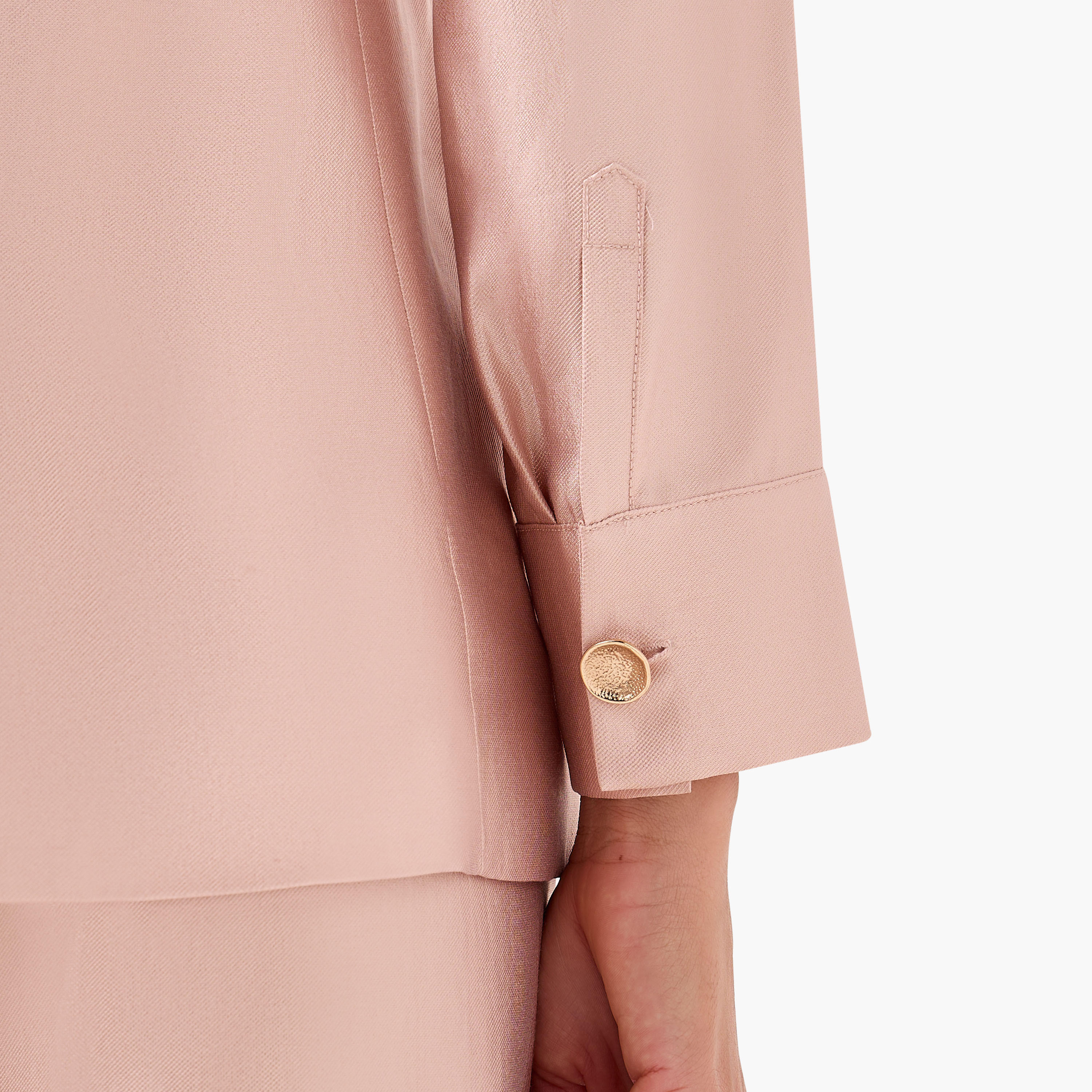 جاكيت شاكيت بقصّة عادية وجيوب-women-clothing-coordsets-image-1