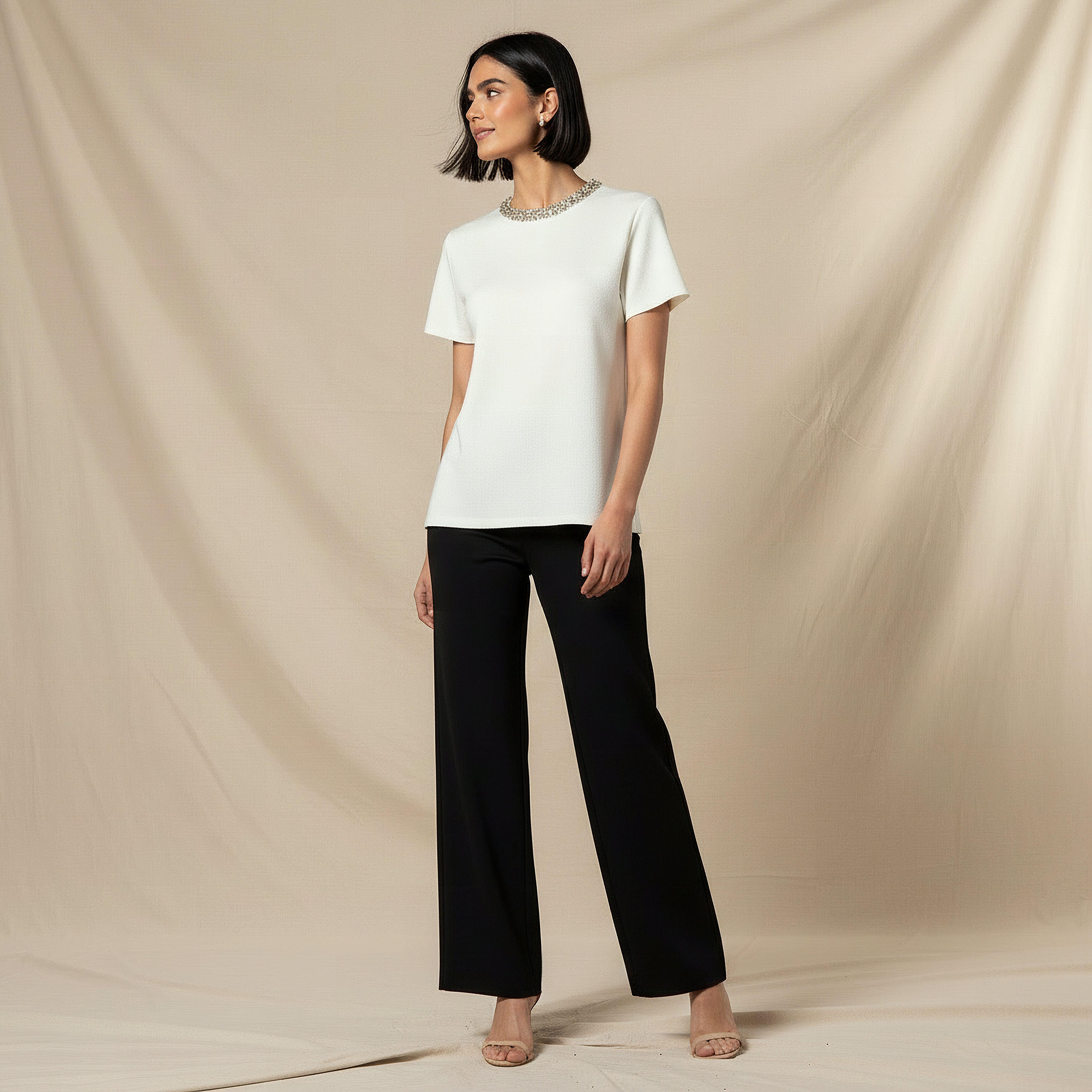 Iconic Regular Fit Top with Embellishment-women-clothing-tshirts-image-2