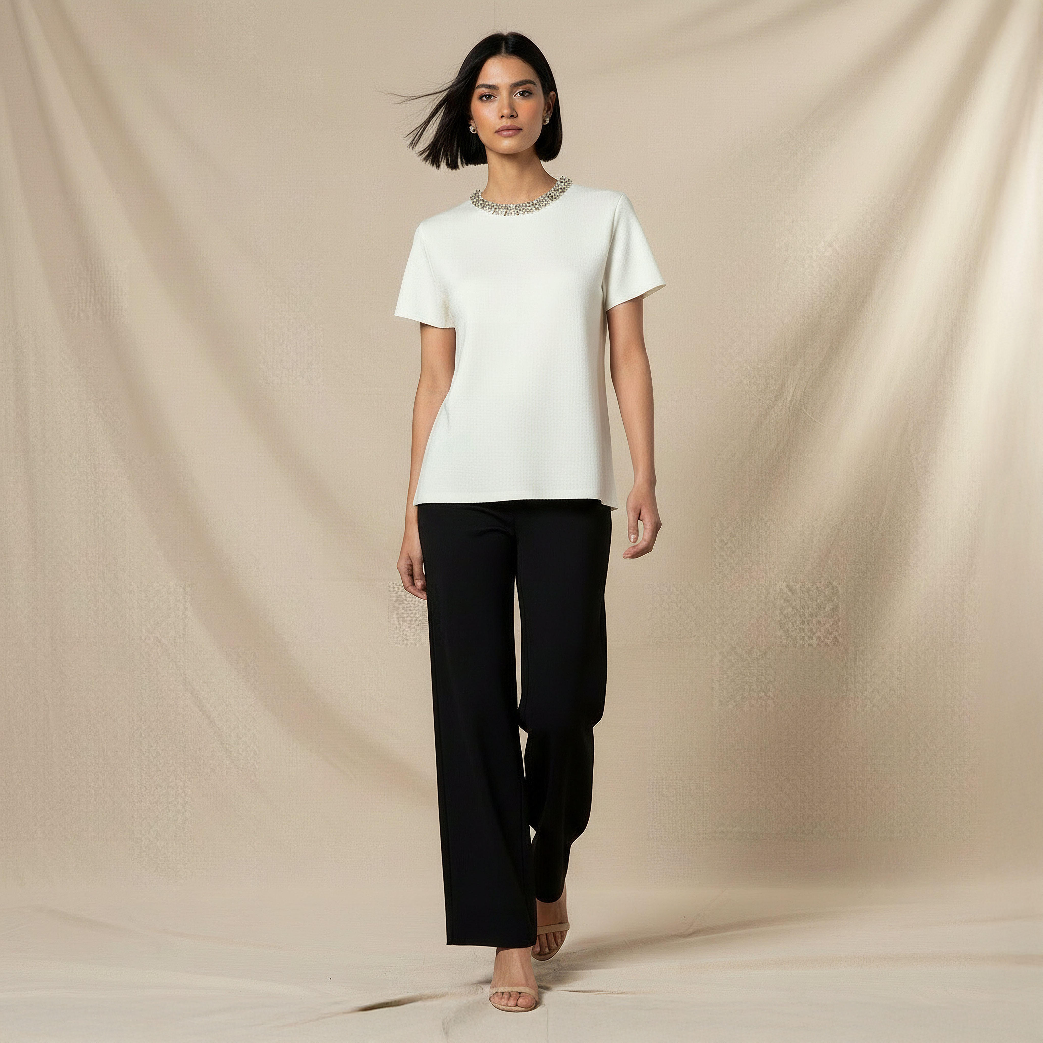 Iconic Regular Fit Top with Embellishment-women-clothing-tshirts-image-5