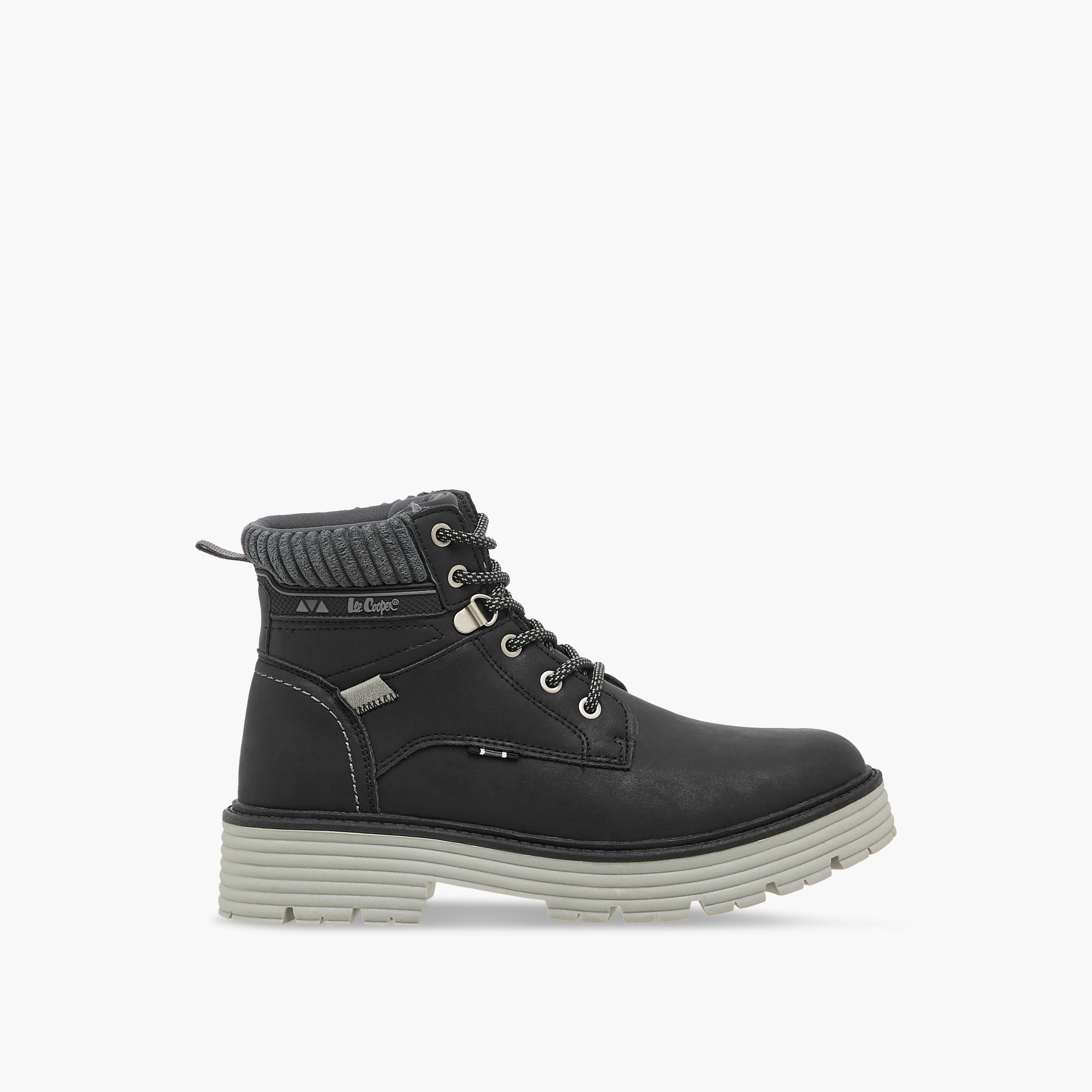Lee Cooper Women Panelled Lace-Up Ankle Boots-women-shoes-boots-image-4