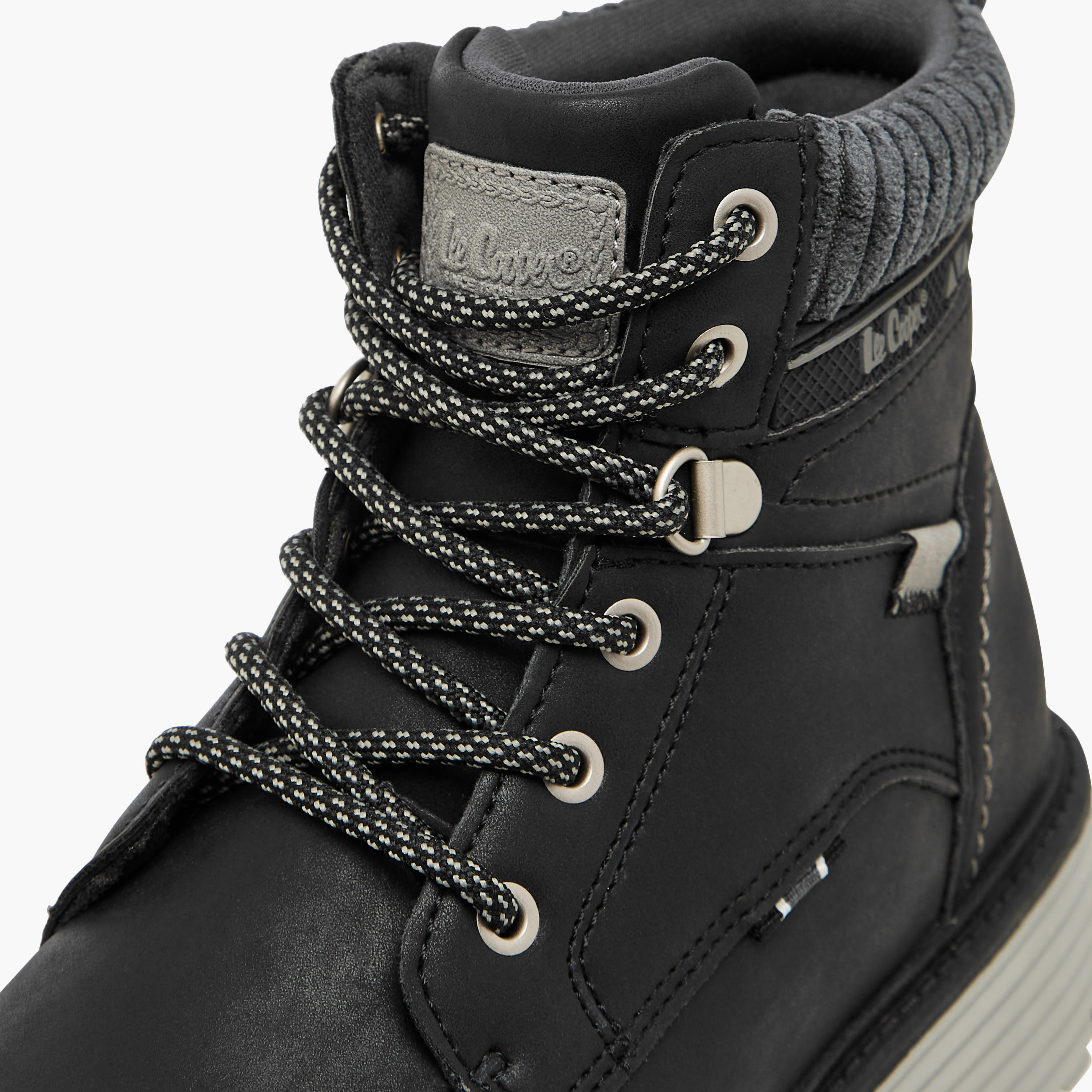 Lee Cooper Women Panelled Lace-Up Ankle Boots-women-shoes-boots-image-5