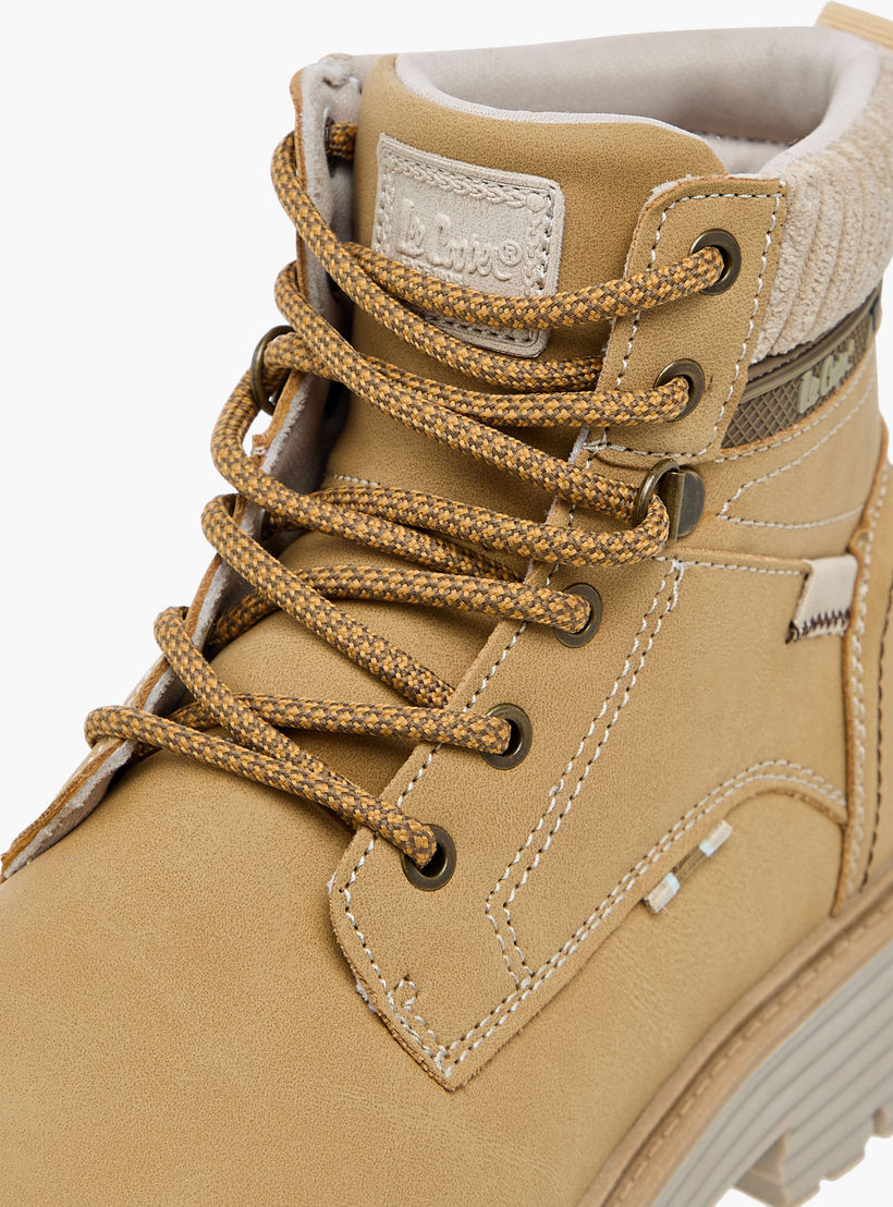 Lee Cooper Women Panelled Lace-Up Ankle Boots-women-shoes-boots-image-4