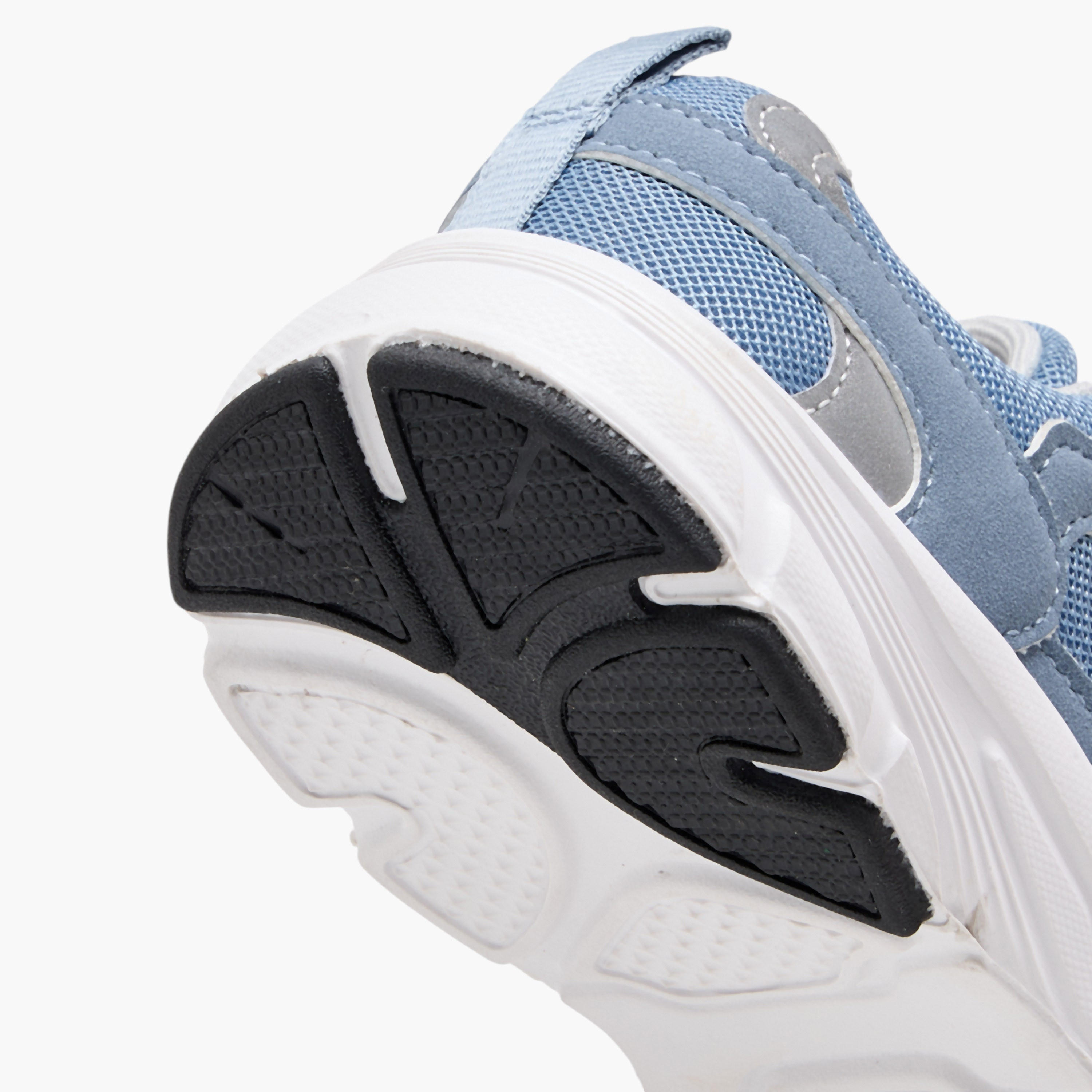 Juniors Panelled Sneakers with Hook and Loop Closure-boys-shoes-sneakers-image-5
