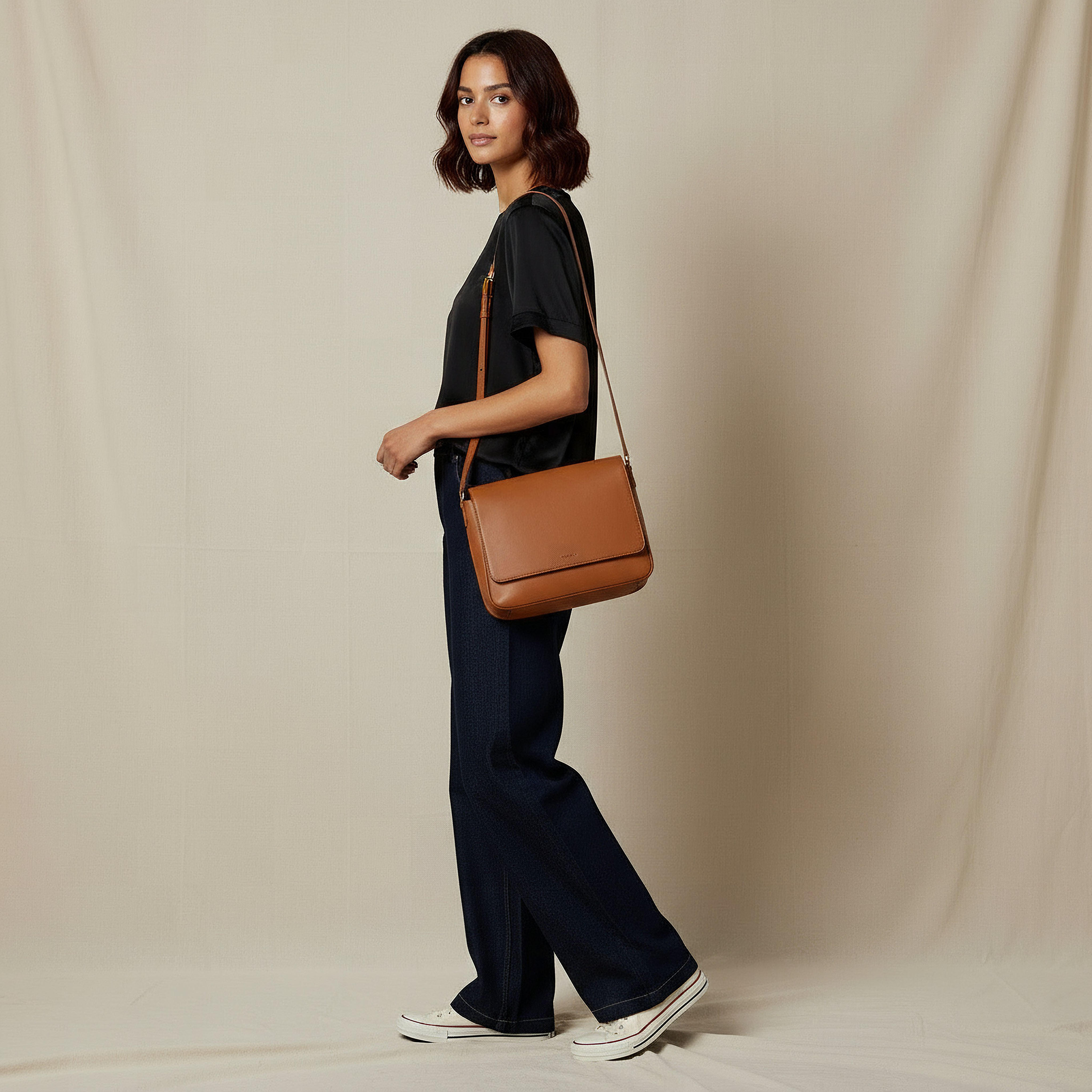 Iconic Regular Fit Viscose T-shirt-women-clothing-coordsets-image-2
