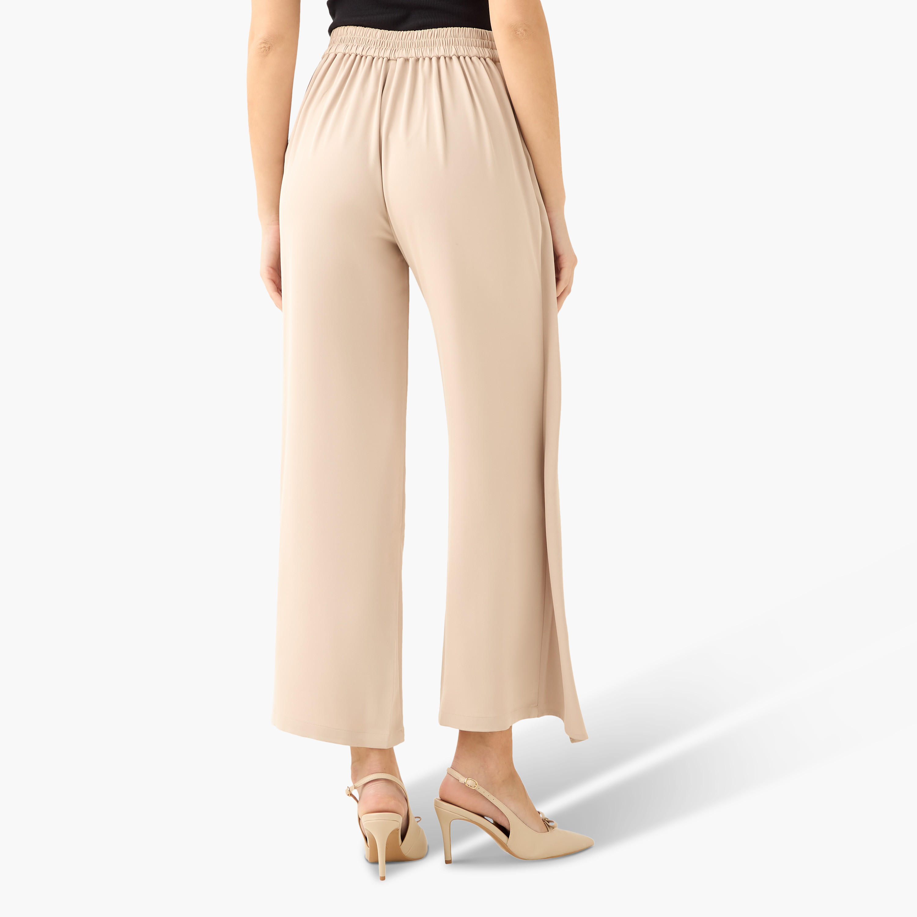Iconic Straight Fit Button Waist Wrap Pants-women-clothing-coordsets-image-4