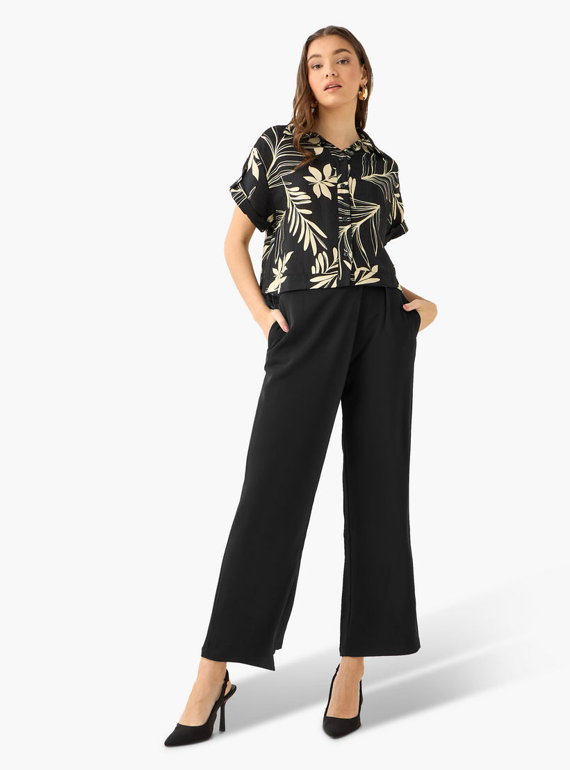 Iconic Straight Fit Button Waist Wrap Pants-women-clothing-coordsets-image-3