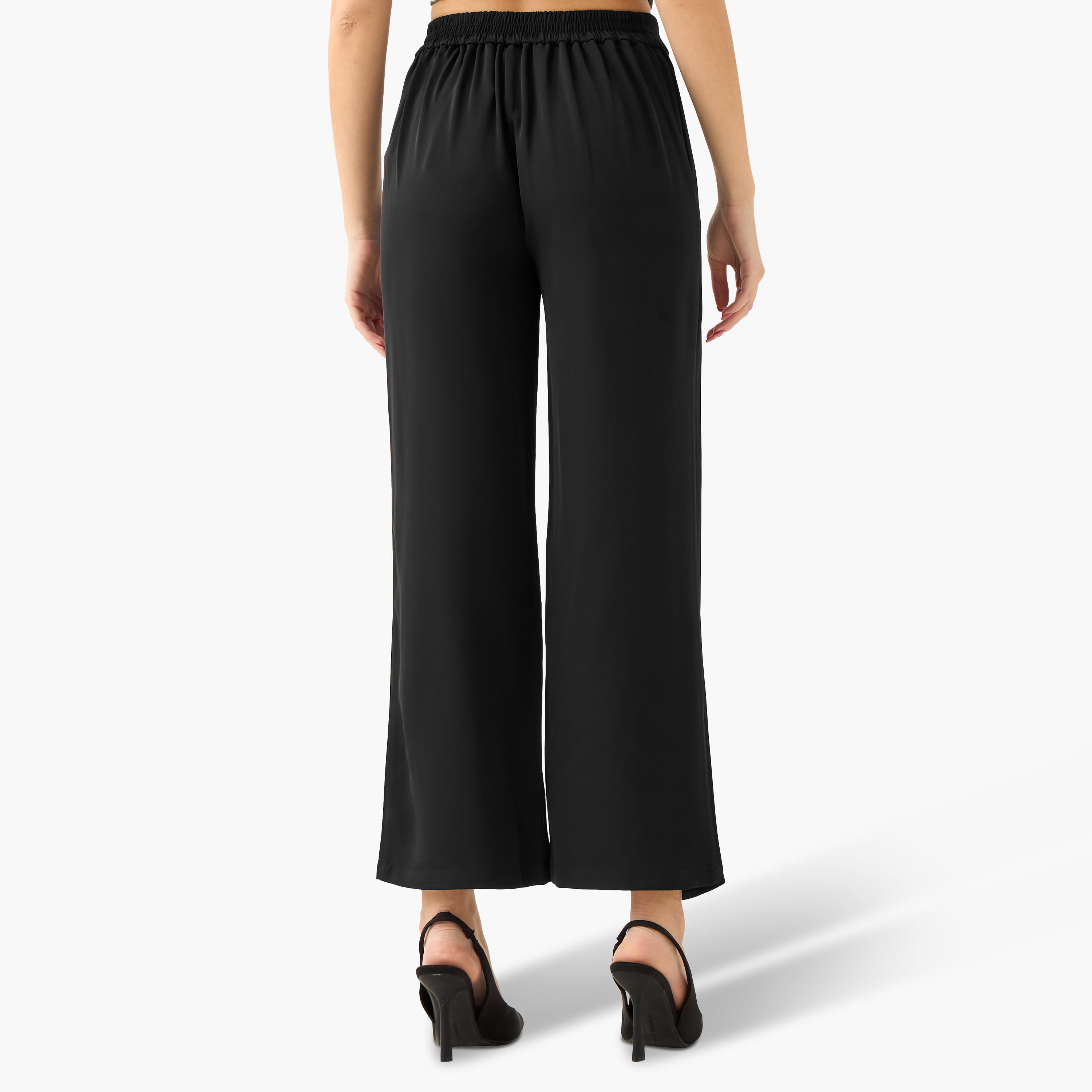 Iconic Straight Fit Button Waist Wrap Pants-women-clothing-coordsets-image-4