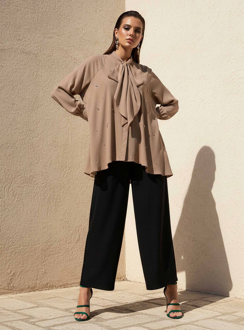 Iconic Relaxed Fit Top with Rhinestone Embellishments-women-clothing-shirtsandblouses-blouses-image-3