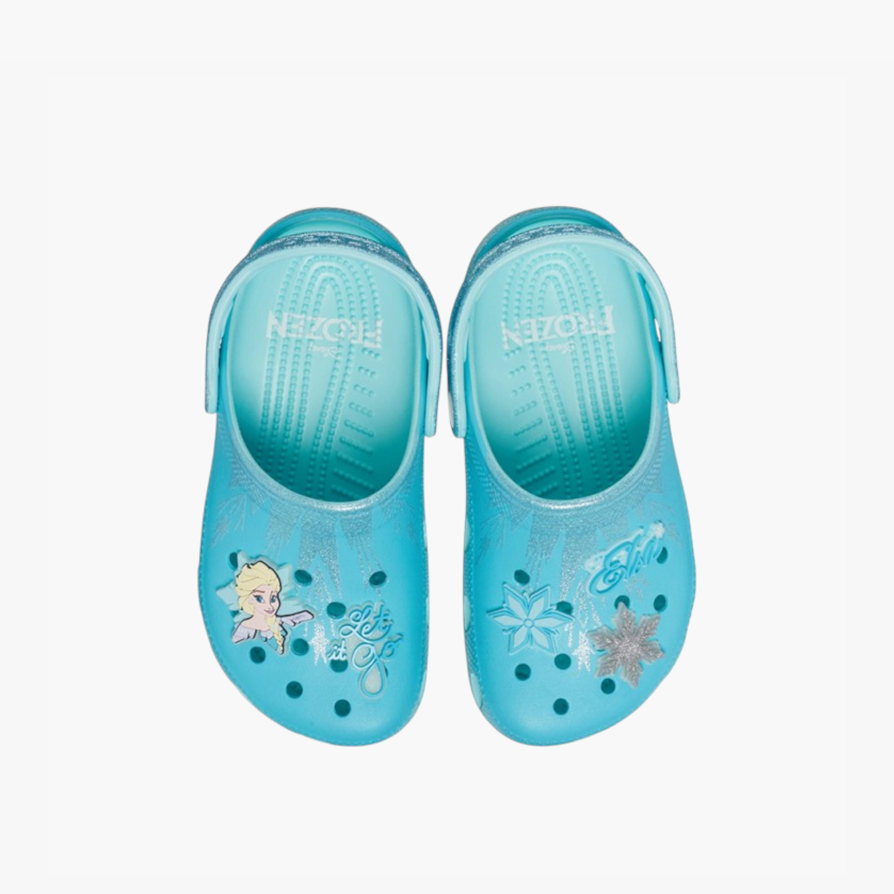 Crocs Girls' Frozen Elsa Clogs with Backstrap-baby-girls-shoes-sandals-image-1