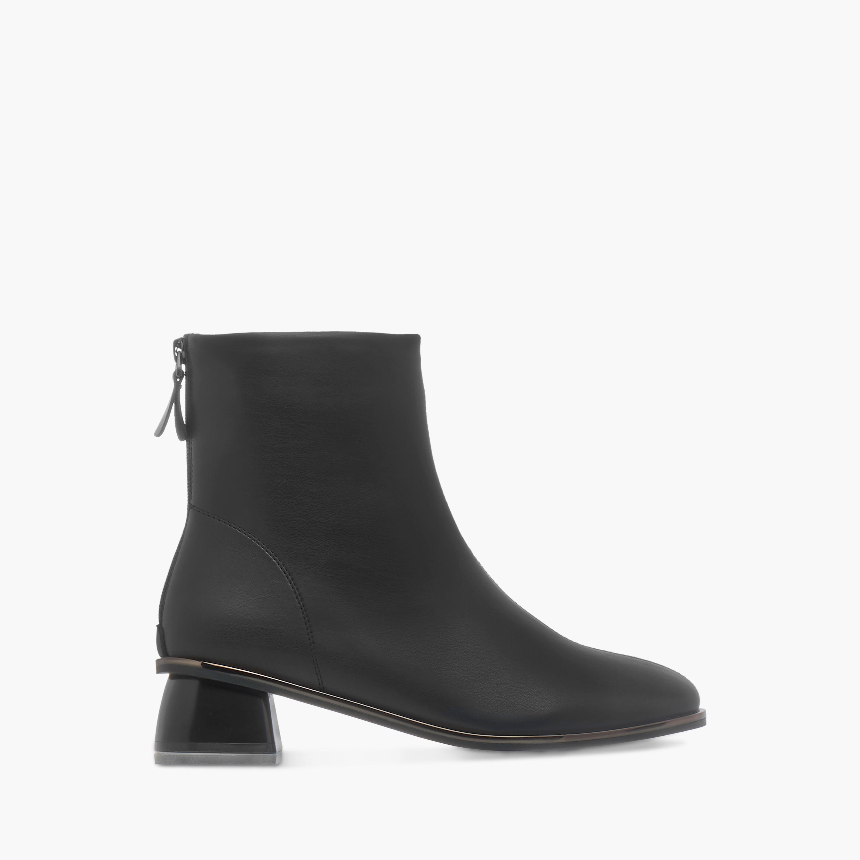 Celeste Women's Solid Ankle Boots with Zip Closure-women-shoes-boots-image-3