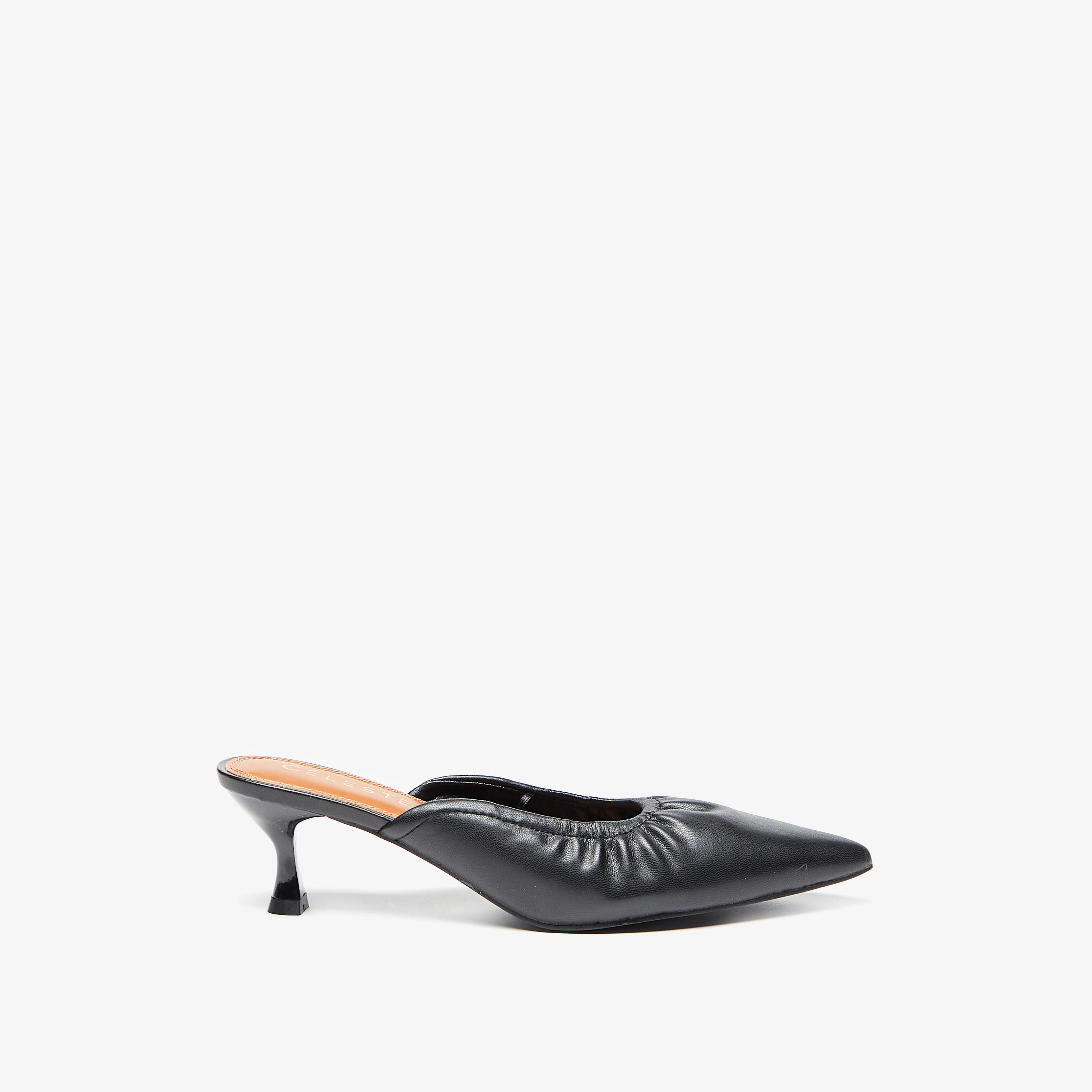 حذاء ميول سادة سهل الارتداء بكعب صغير للنساء من سيليست-women-shoes-heels-image-1