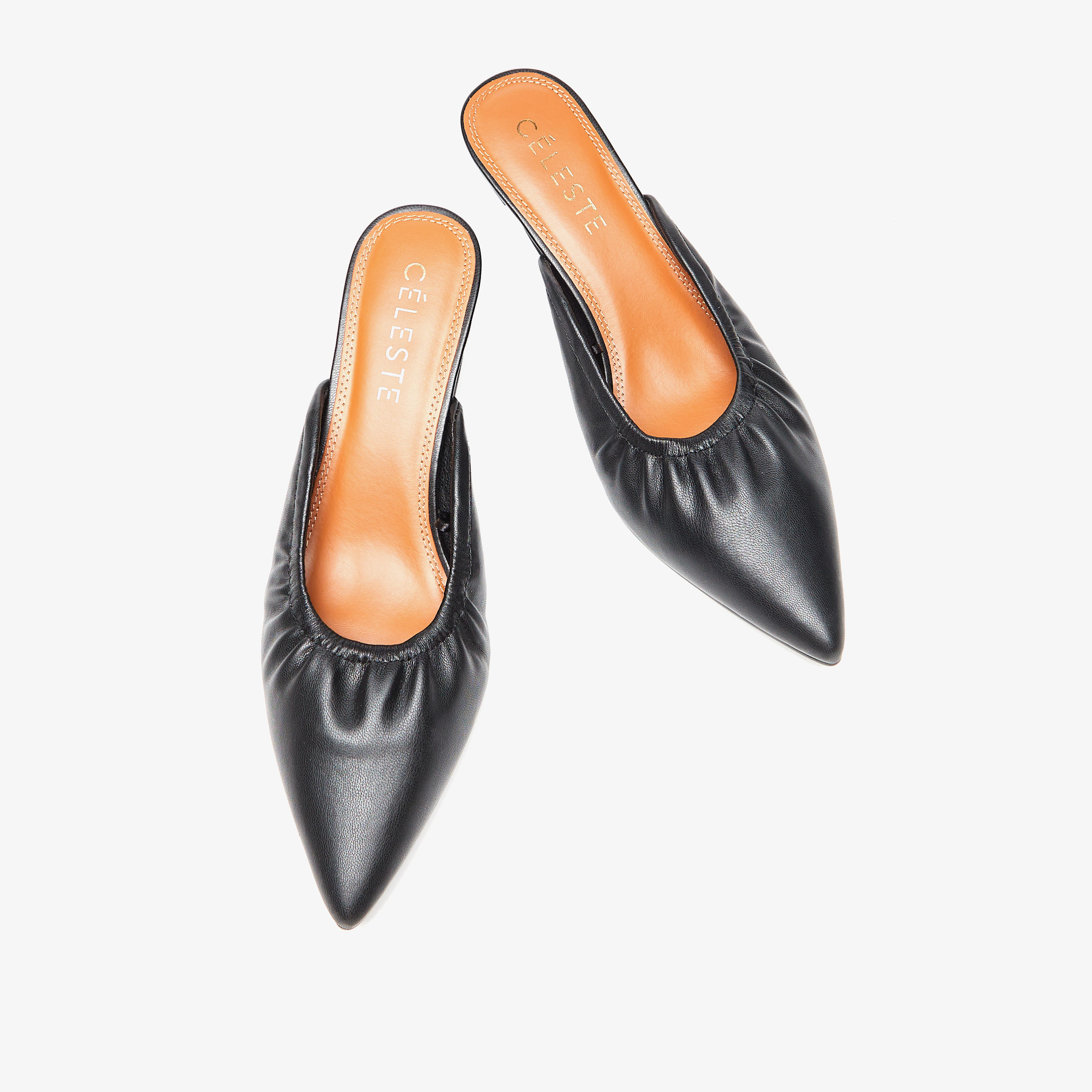 حذاء ميول سادة سهل الارتداء بكعب صغير للنساء من سيليست-women-shoes-heels-image-2