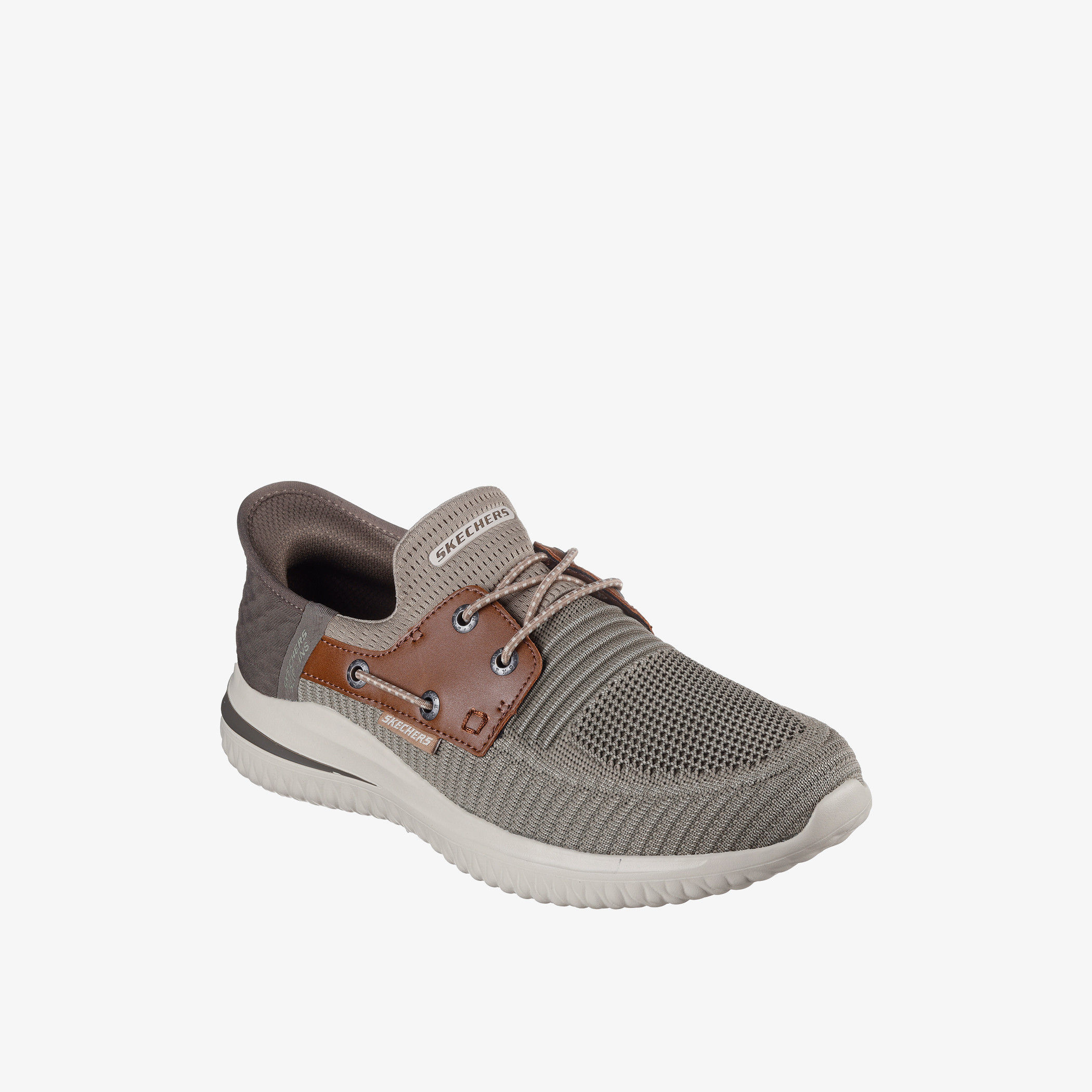 Skechers Men's Textured Slip-On Shoes - DELSON 3.0-sports-men-shoes-image-1
