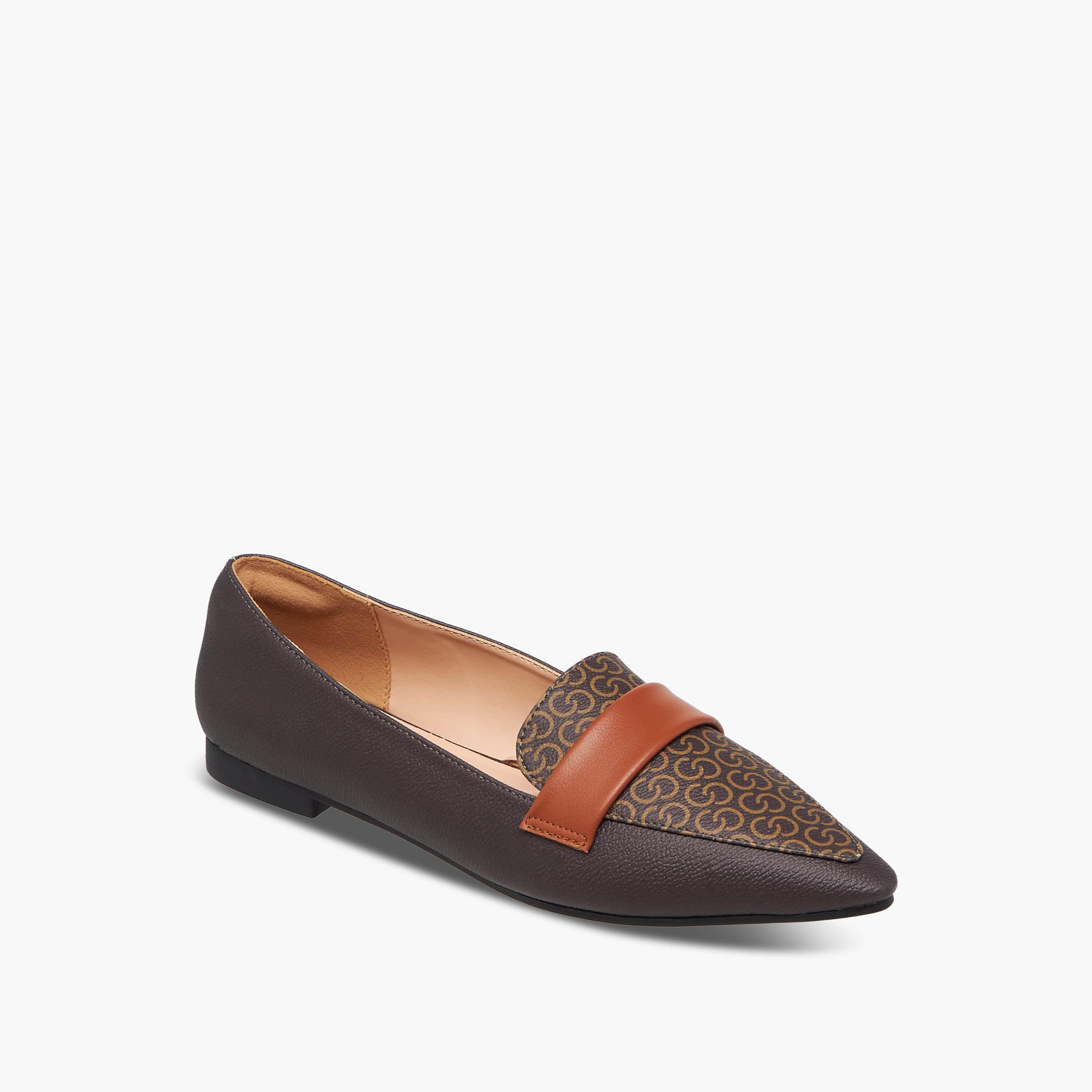 Celeste Women Monogram Print Loafers-women-shoes-loafersandmoccasins-image-2