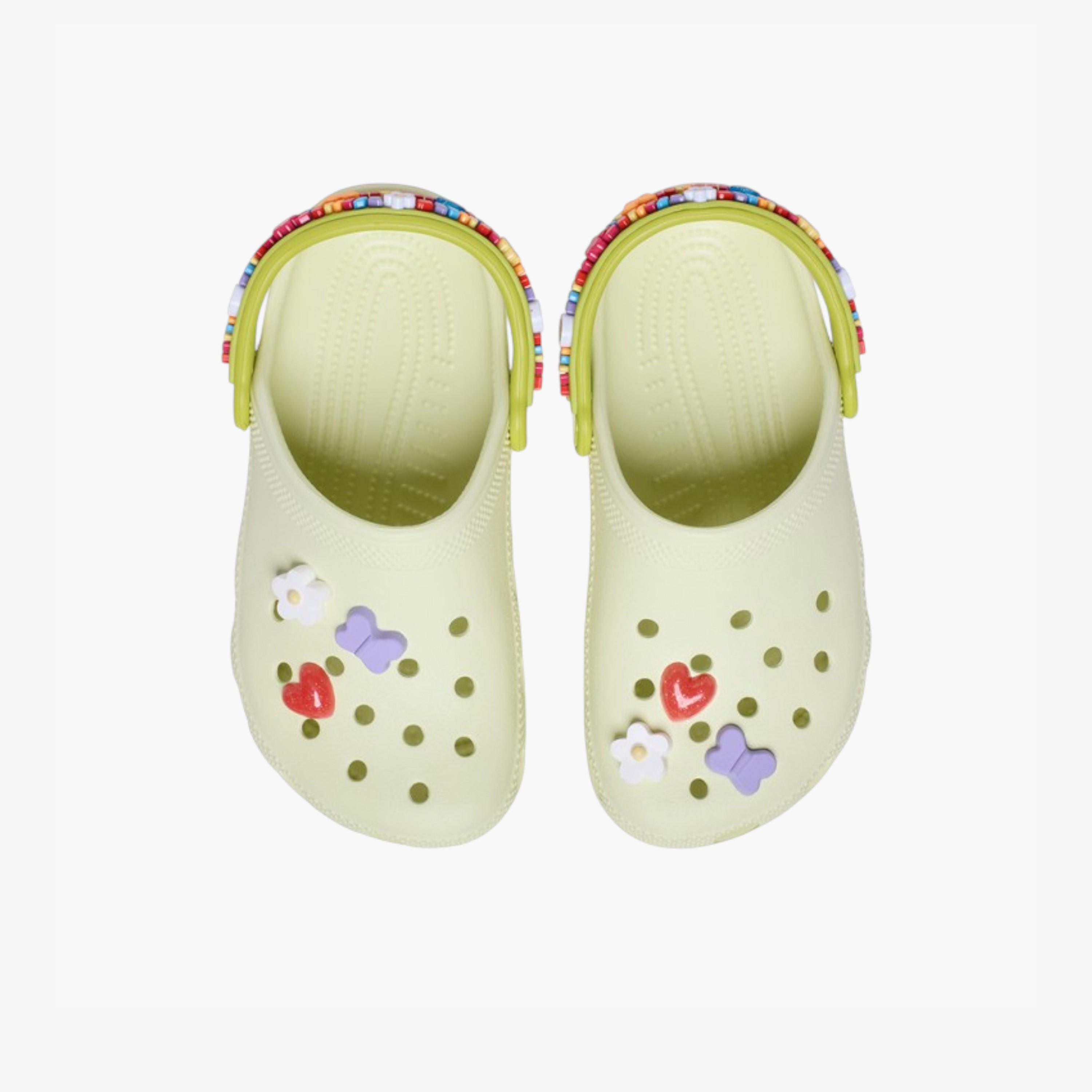 Crocs Girls' Classic Friendship Bracelet Clogs with Backstrap - 211307-3ZL-baby-girls-shoes-sandals-image-1