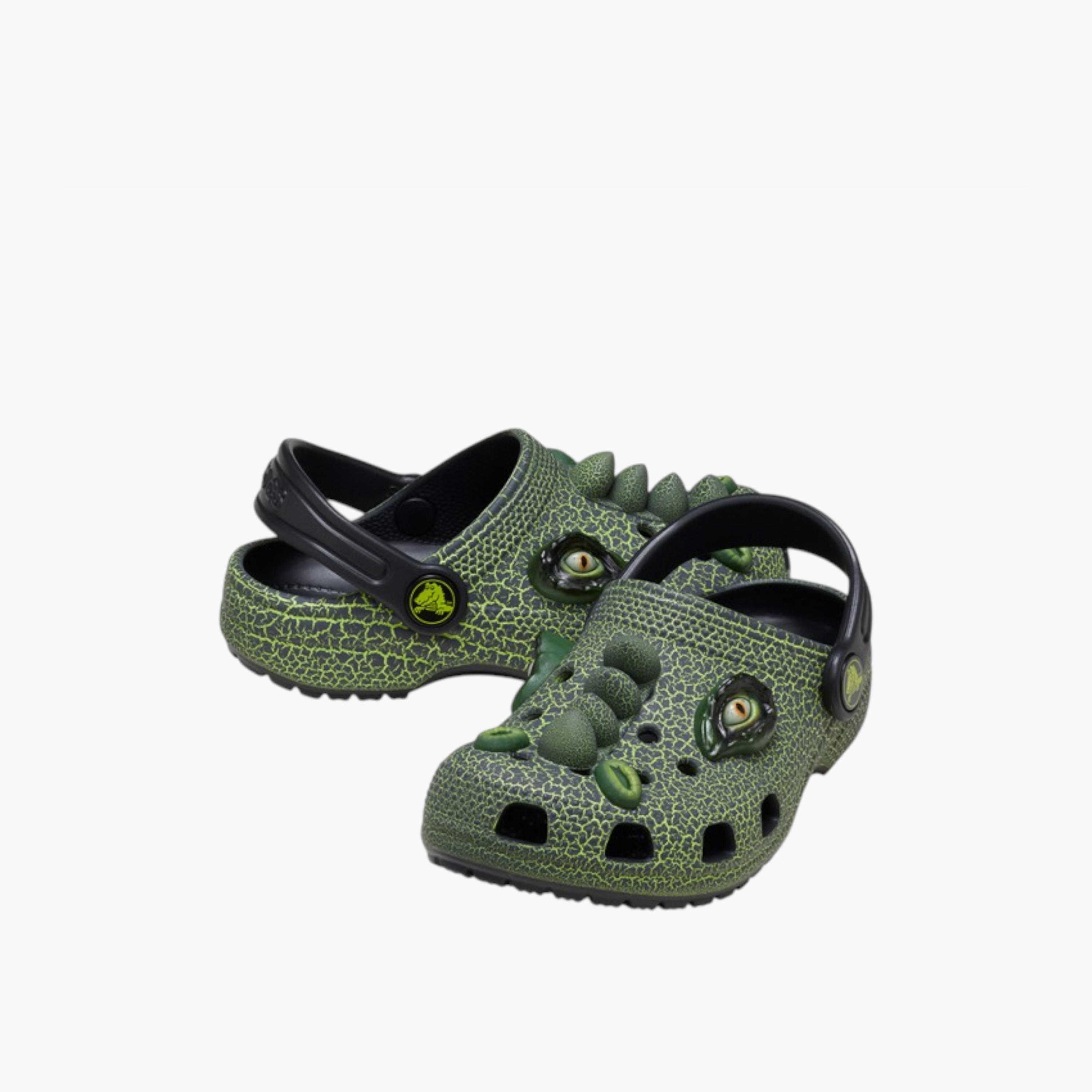 Crocs Kids' Classic IAM Scary Dino Clogs with Backstrap - 211372-001-baby-boys-shoes-sandals-image-3