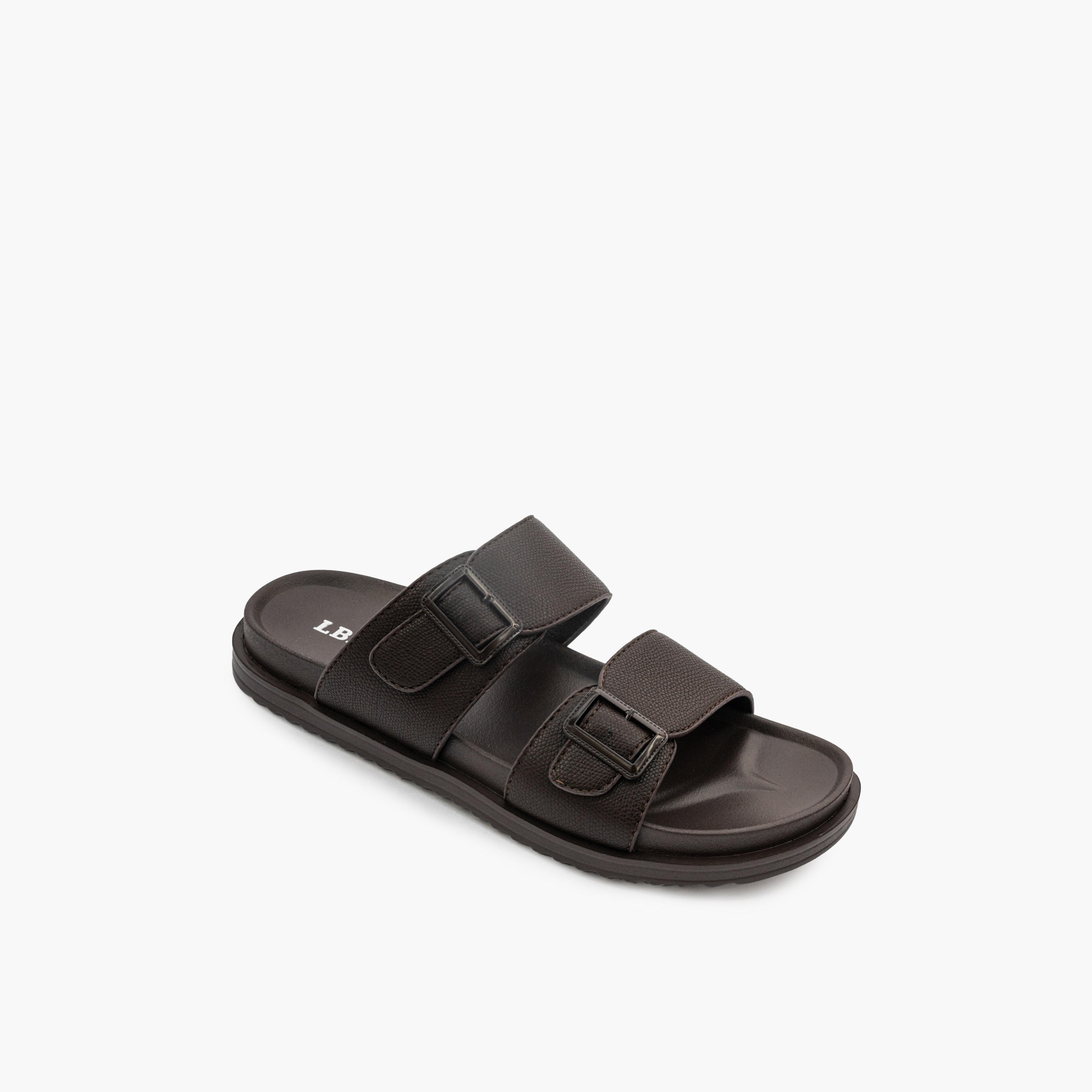 LBL by Shoexpress Strappy Slip-On Comfort Sandals-men-shoes-sandals-image-2