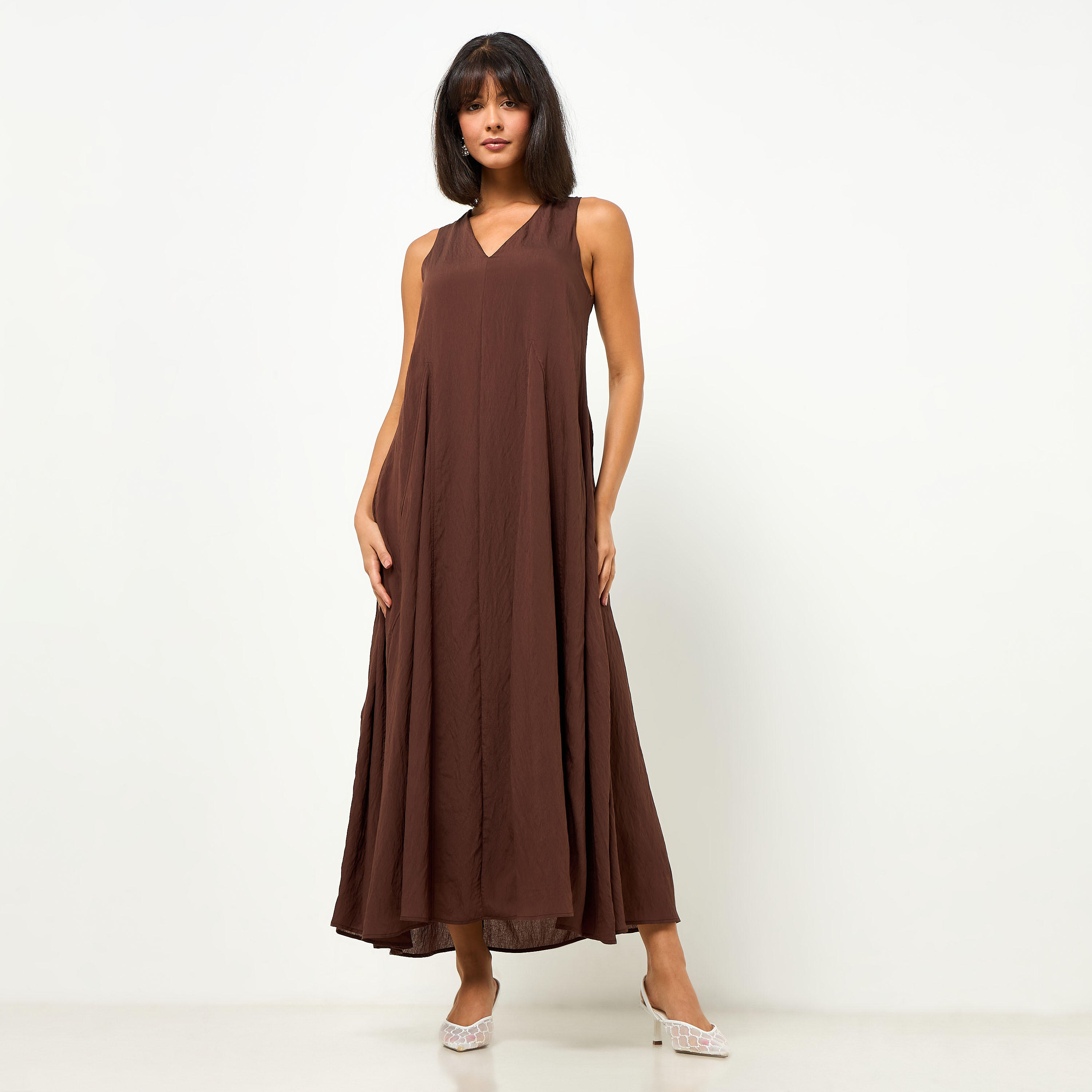 فستان ميدي إيه لاين وسترة بطبعات زهور من آيكونيك-women-clothing-coordsets-image-7
