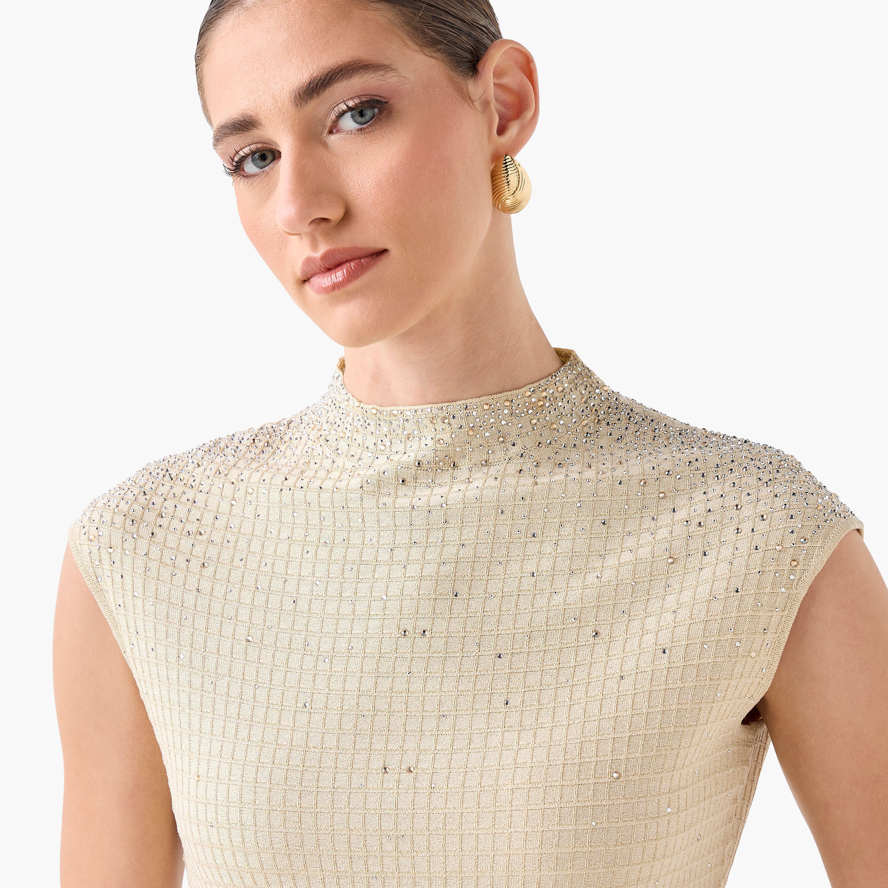 بلوزة بتفاصيل مزينة من آيكونيك-women-clothing-shirtsandblouses-blouses-image-1