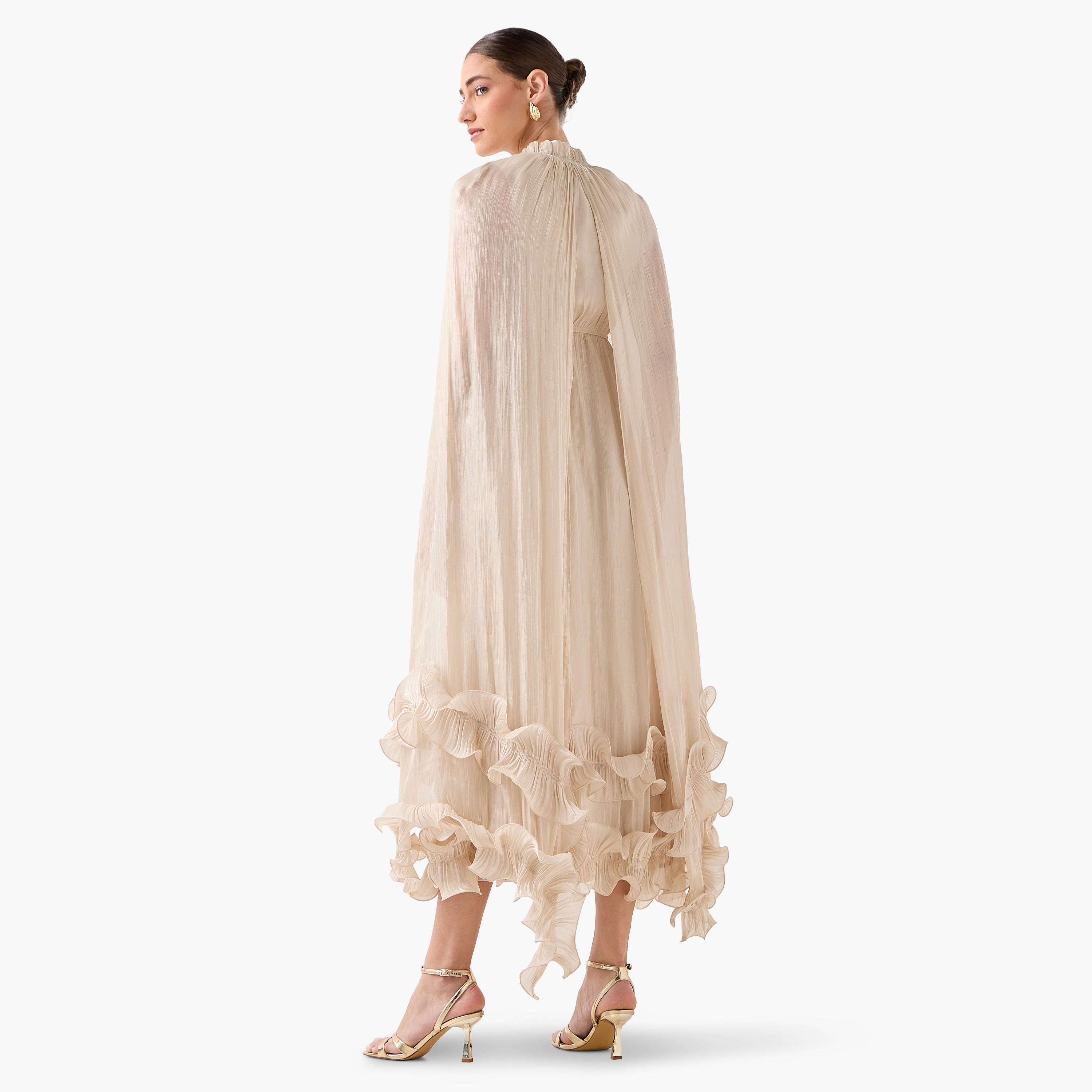 فستان كاب ماكسي متعدد الطبقات بحافة كشكش-women-clothing-dresses-image-6