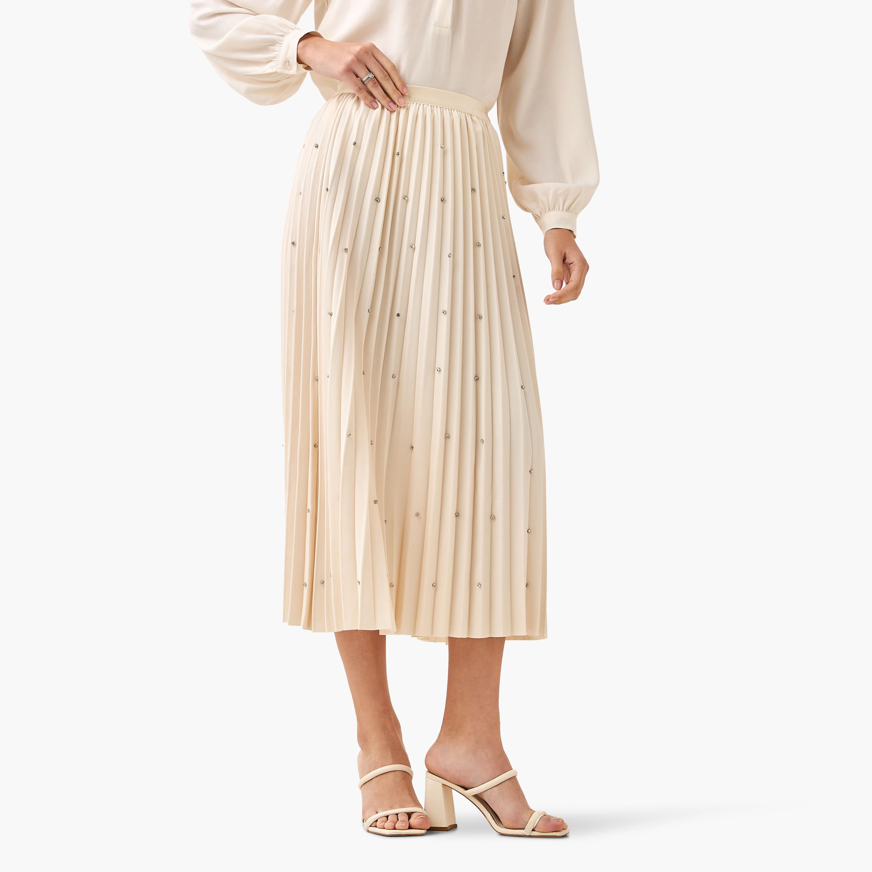 Iconic Midi Pleated Skirt with Embellished Detail-women-clothing-bottoms-skirts-image-3