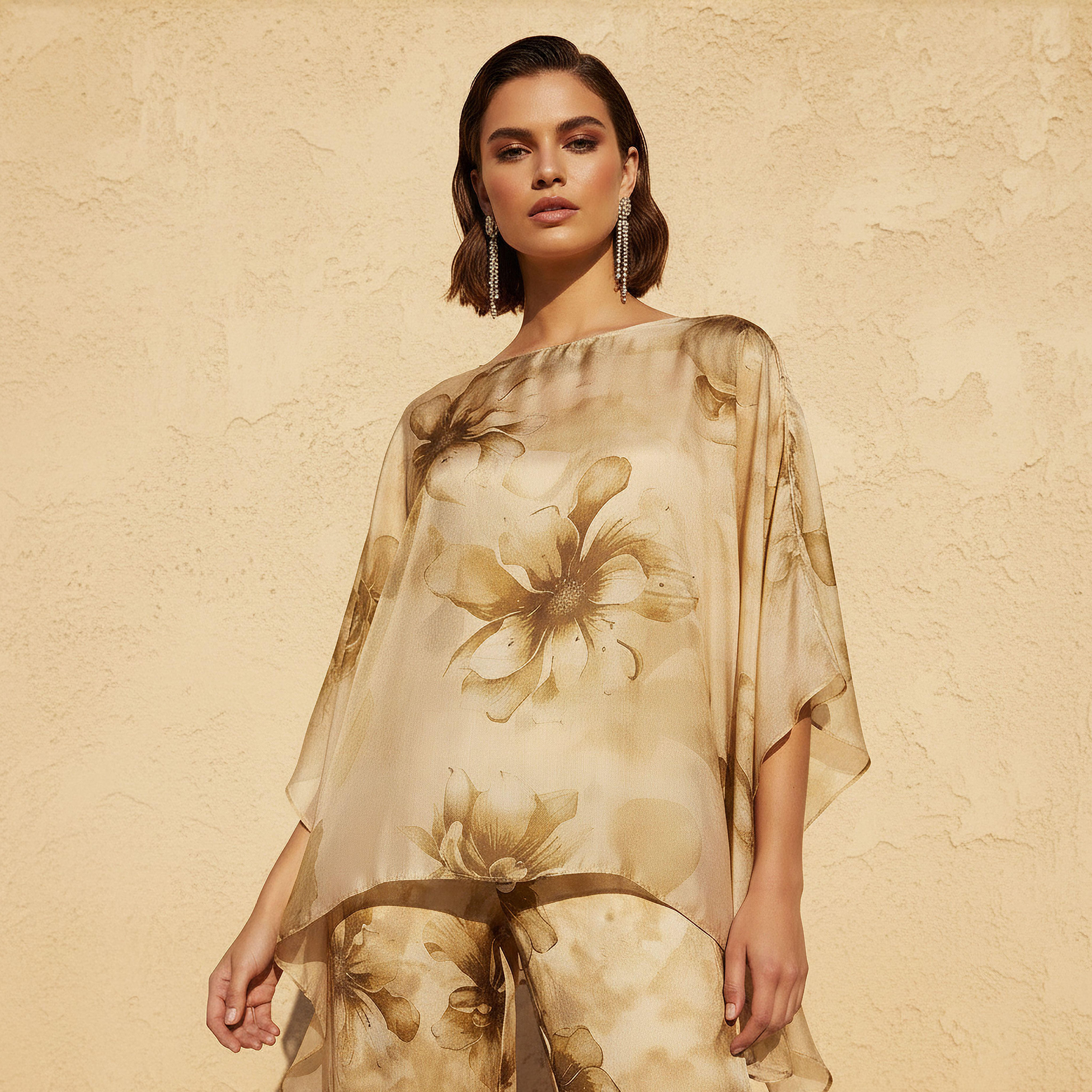 Iconic Kaftan Top with Floral Print-women-clothing-shirtsandblouses-blouses-image-1
