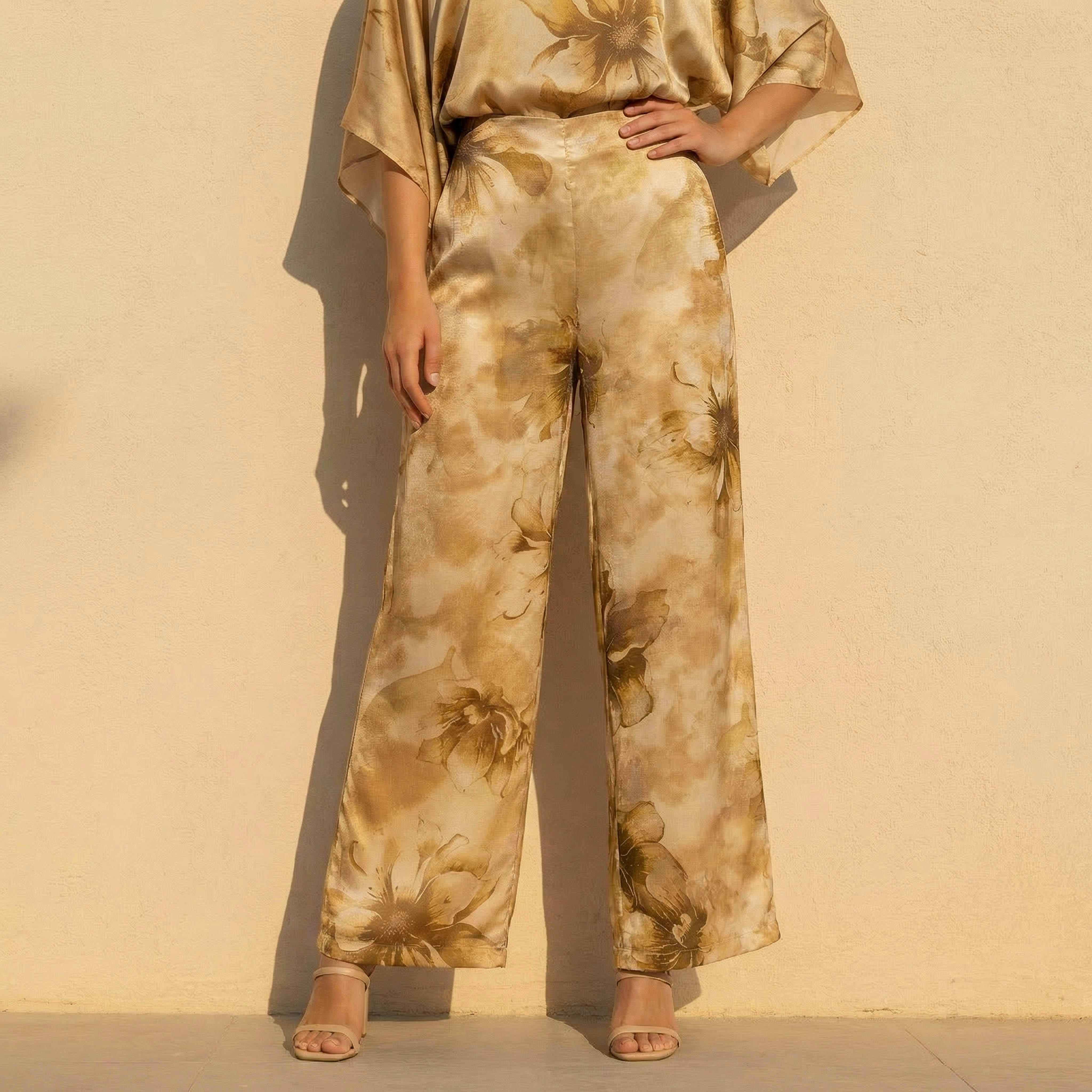 بنطلون واسع الساقين بخصر مرتفع وطبعات زهرية من آيكونيك-women-clothing-bottoms-trousers-image-1