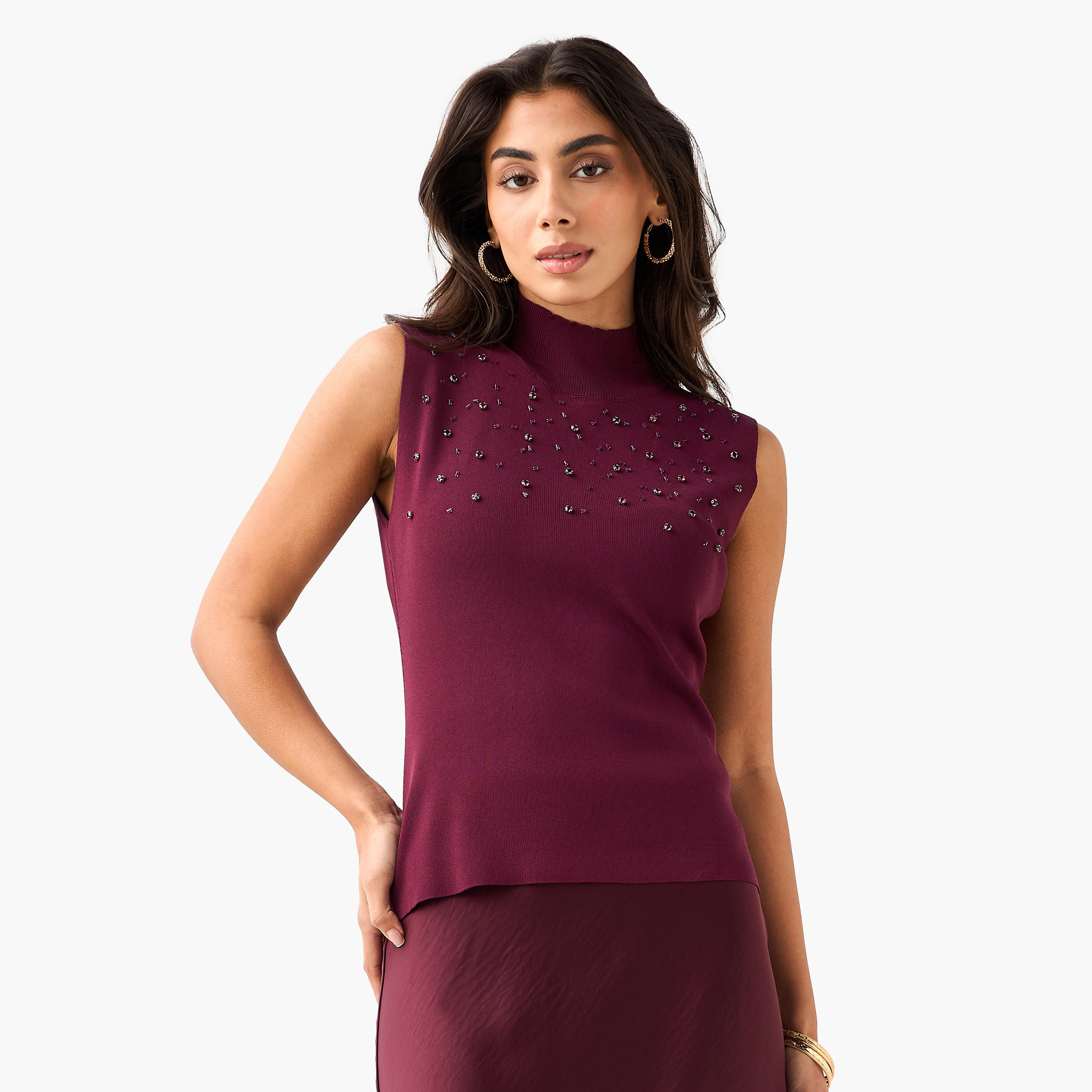 Iconic Sleeveless Top with Embellishment-women-clothing-shirtsandblouses-blouses-image-3