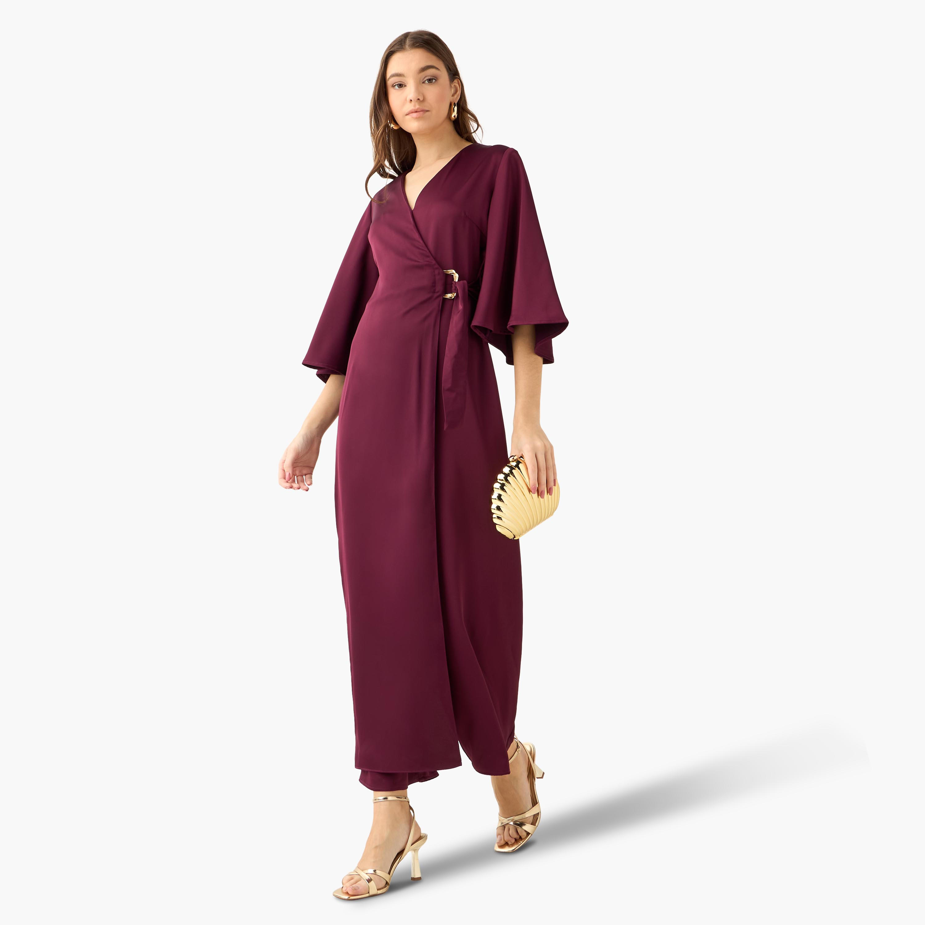Iconic Jumpsuit Front Wrap with Zip Closure-women-clothing-jumpsuits-image-4