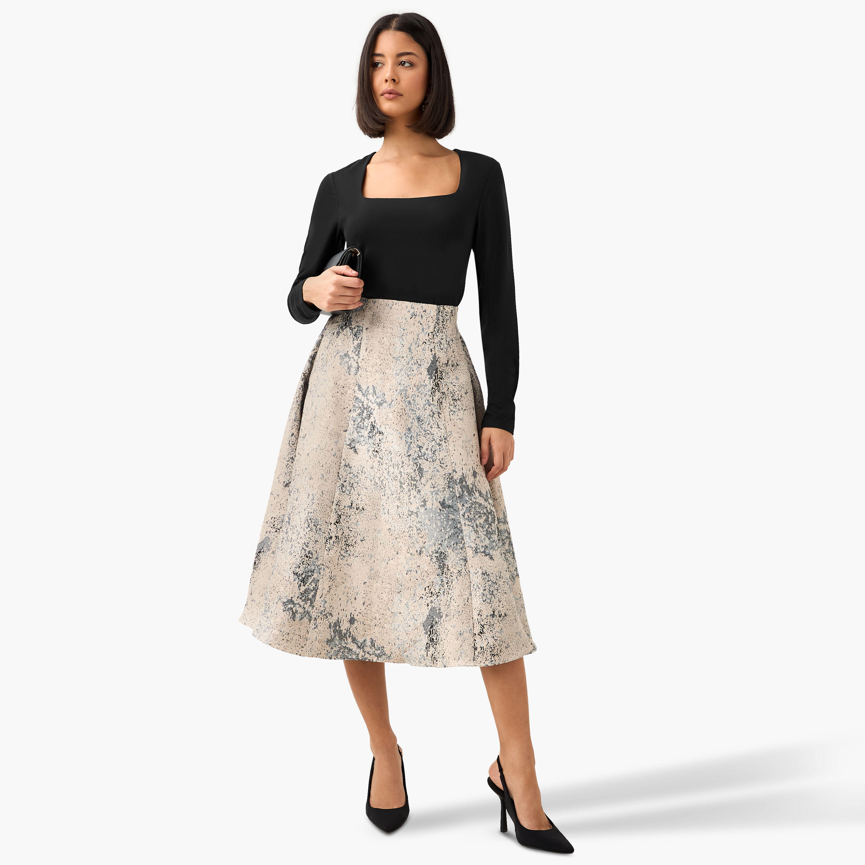 Iconic Midi A-line Skirt with Zip Closure-women-clothing-bottoms-skirts-image-3
