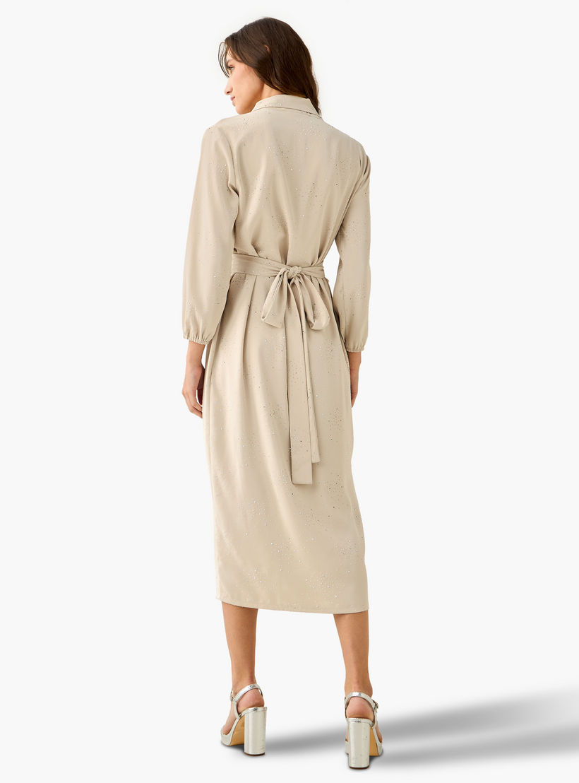 Iconic Wrap Midi Dress with Draped Pattern-women-clothing-dresses-image-6