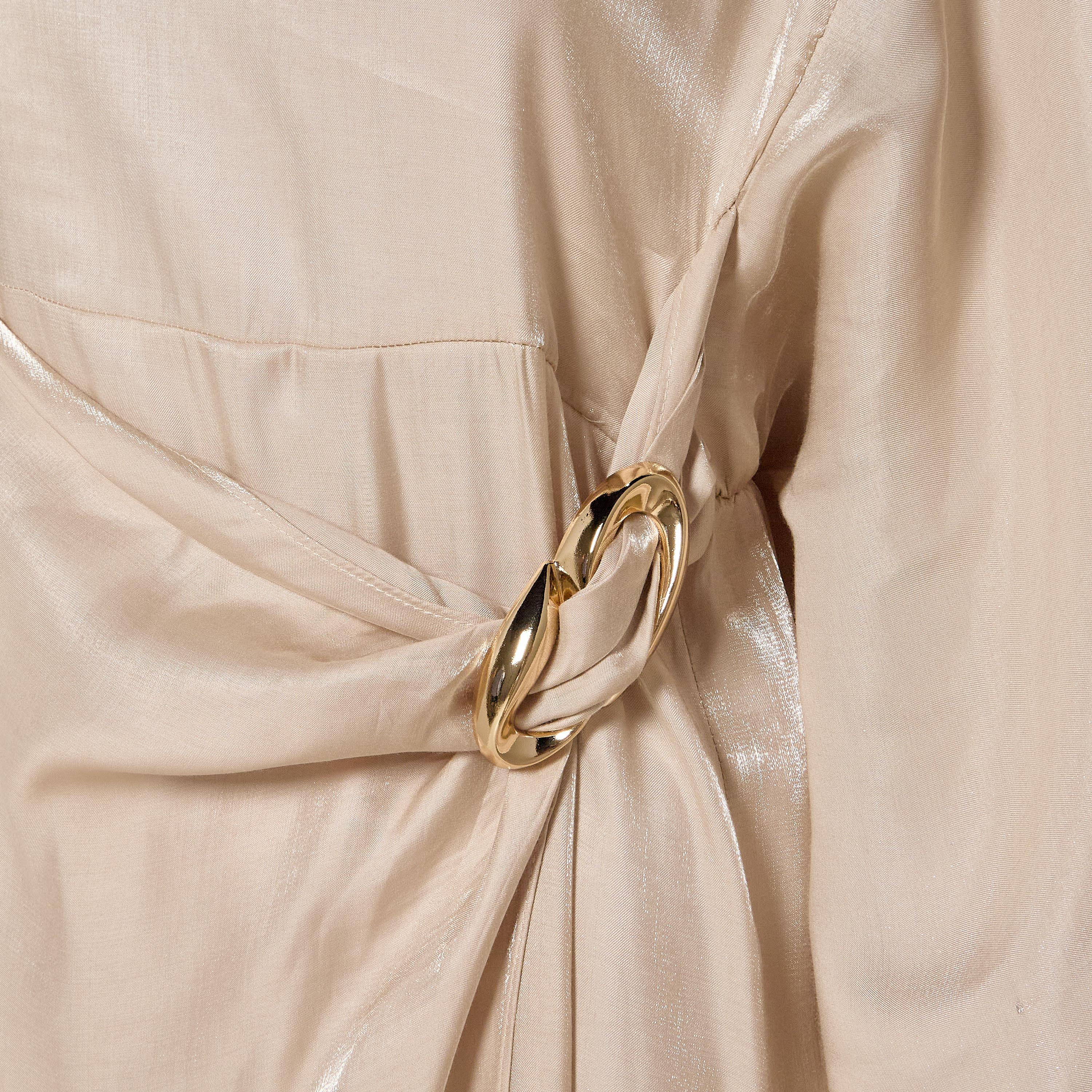 Iconic Cape Kaftan Women Dress with Knot Buckle Detail-women-clothing-dresses-image-2