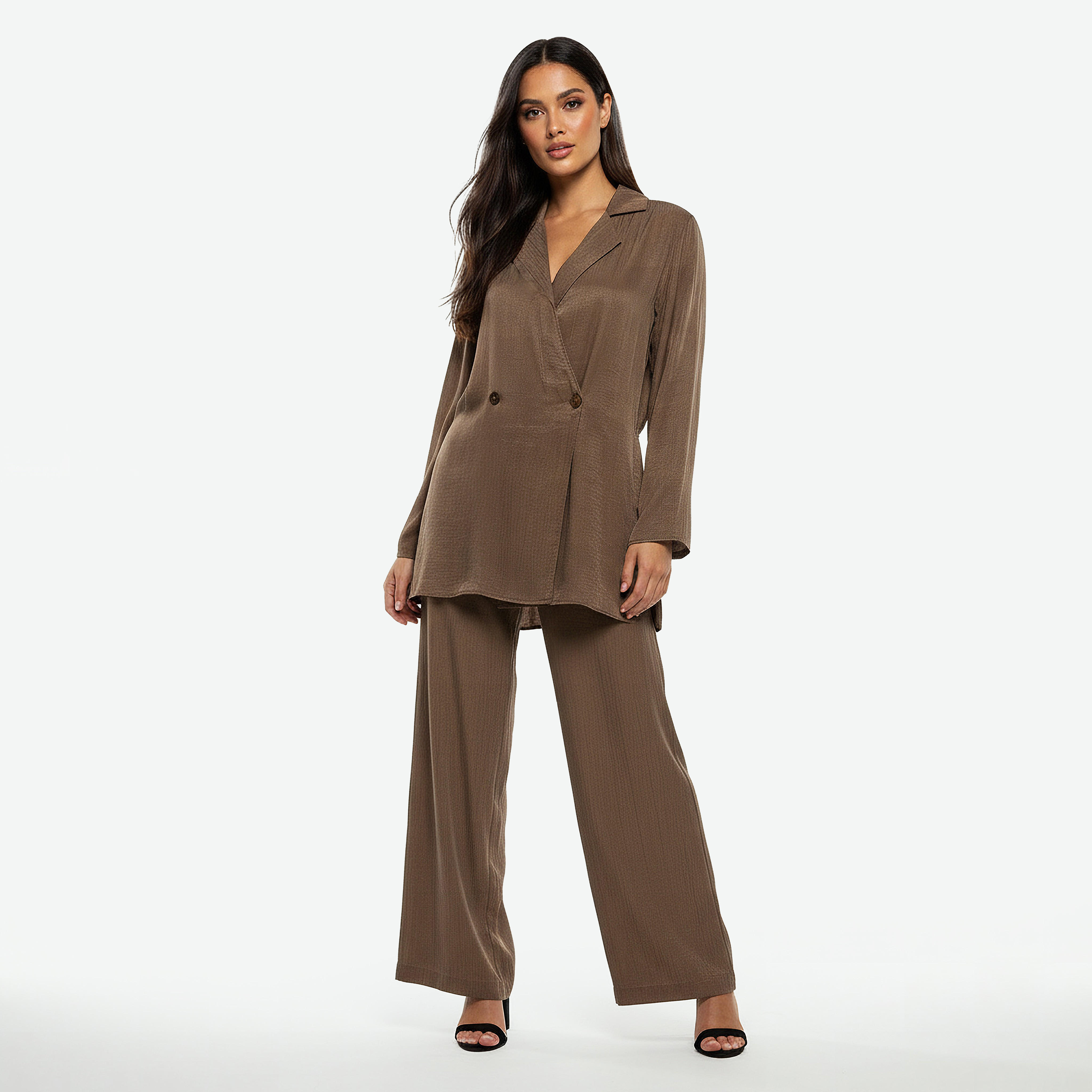 Iconic Wrap Top with Notch Collar-women-clothing-coordsets-image-5