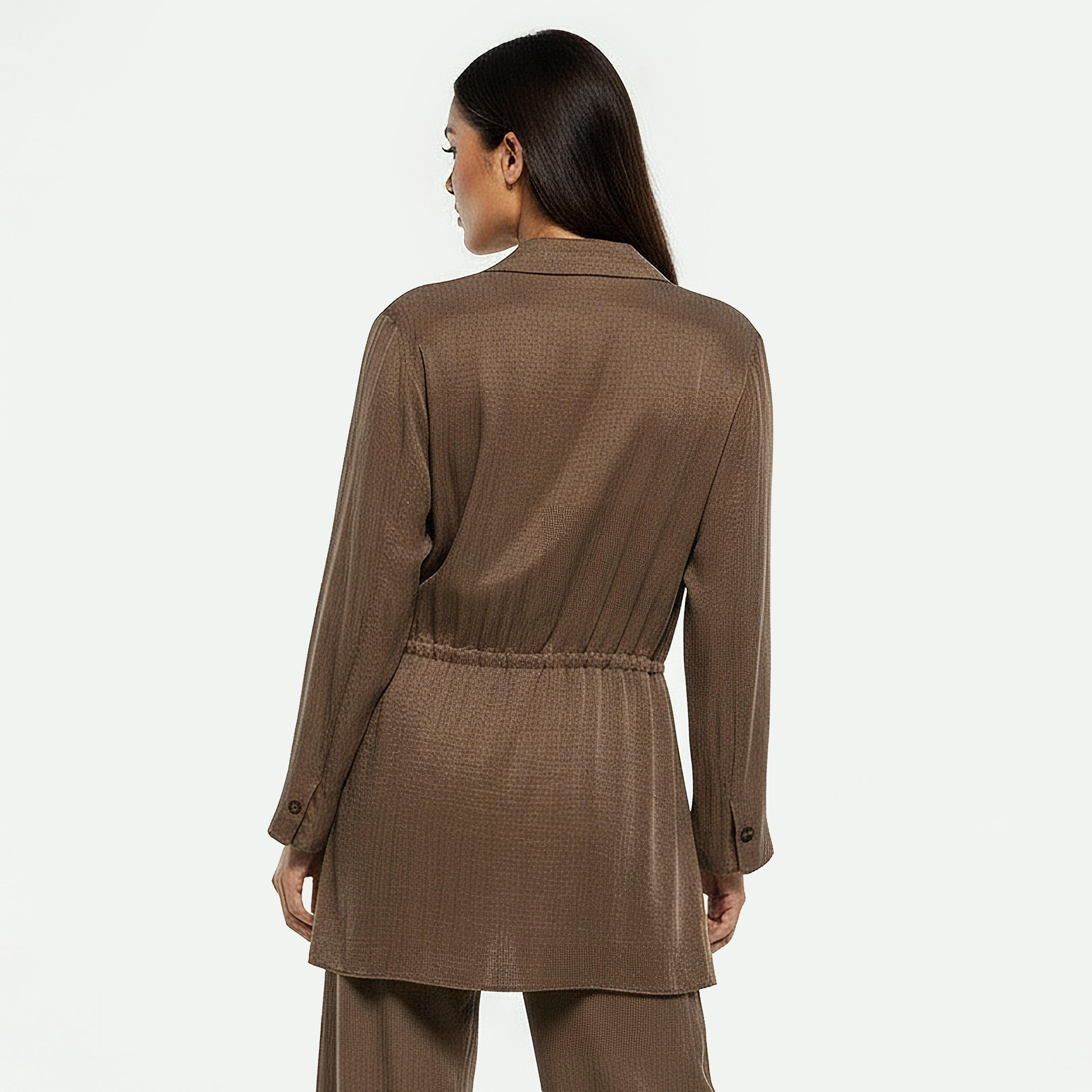 Iconic Wrap Top with Notch Collar-women-clothing-coordsets-image-6